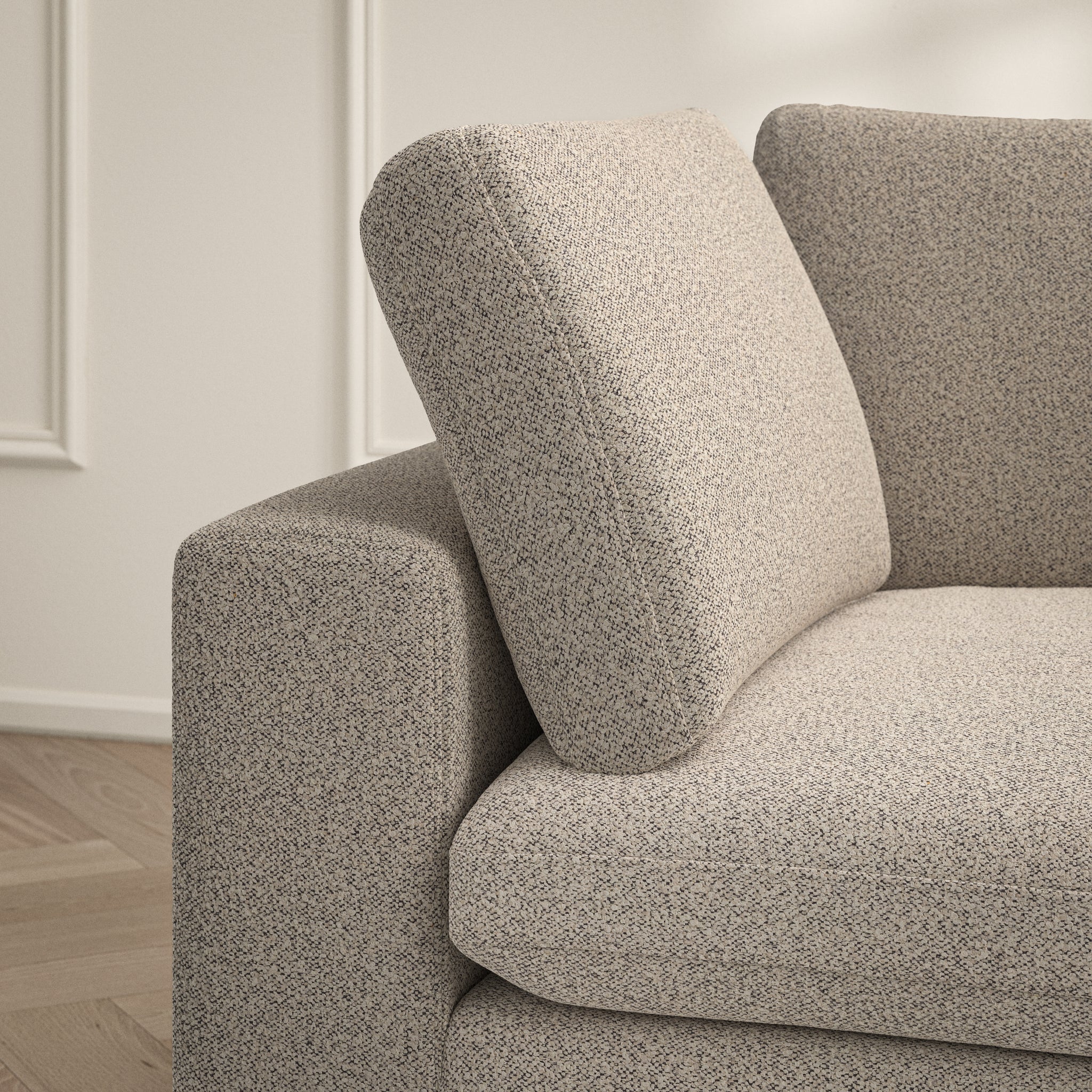 Cloud Corner Chaise RHF - Bouclé