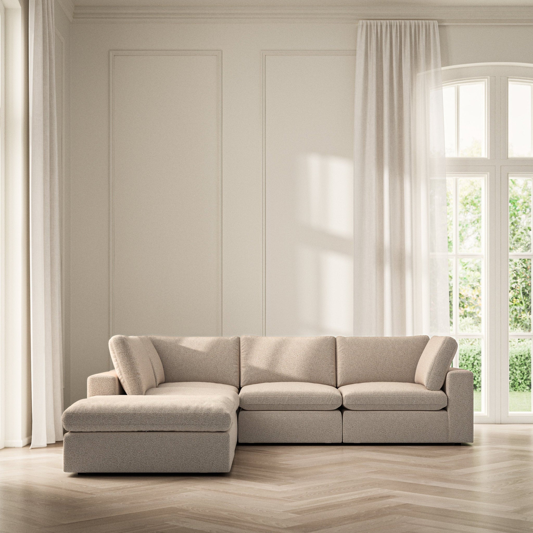 Cloud Corner Chaise LHF - Bouclé