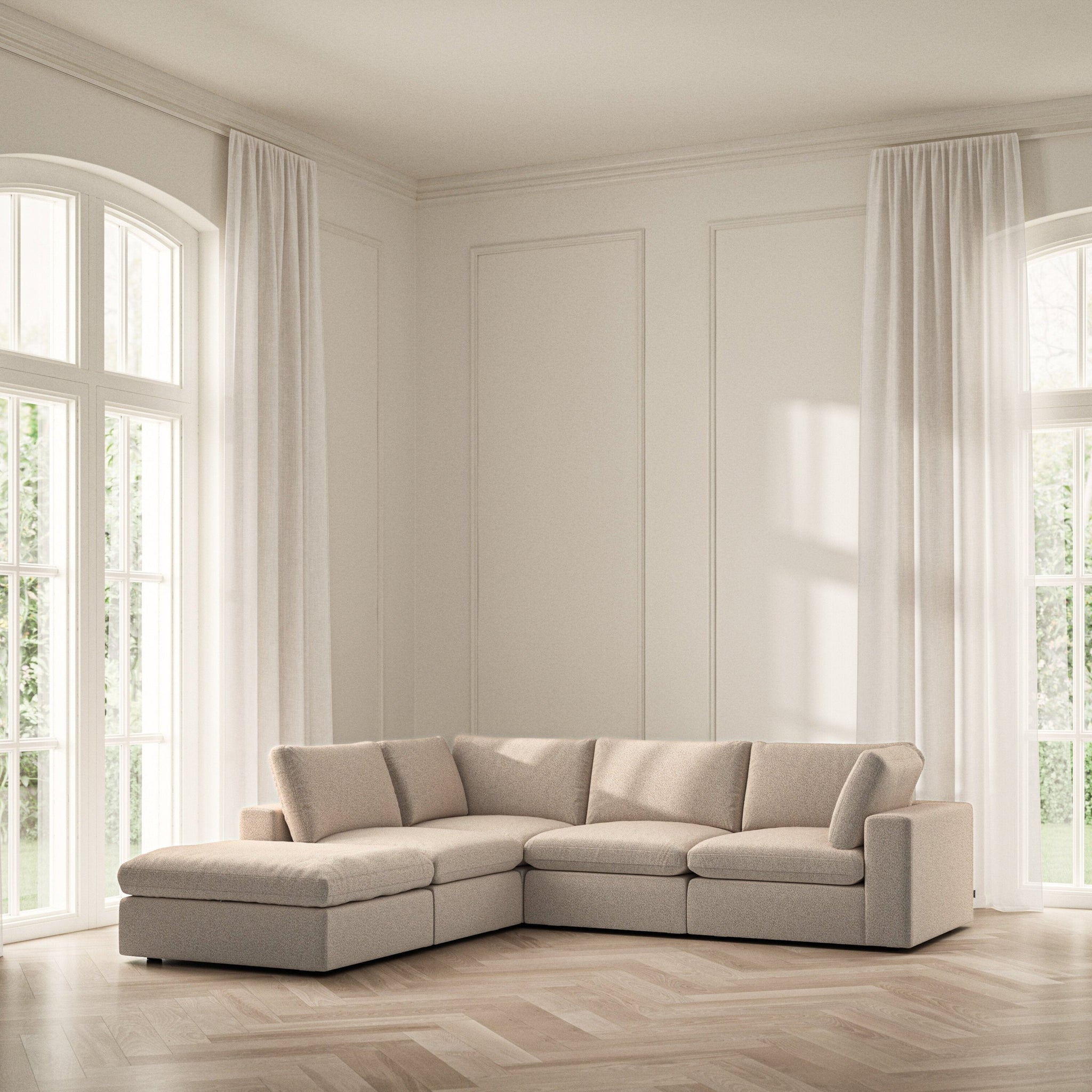 Cloud Corner Chaise LHF - Bouclé