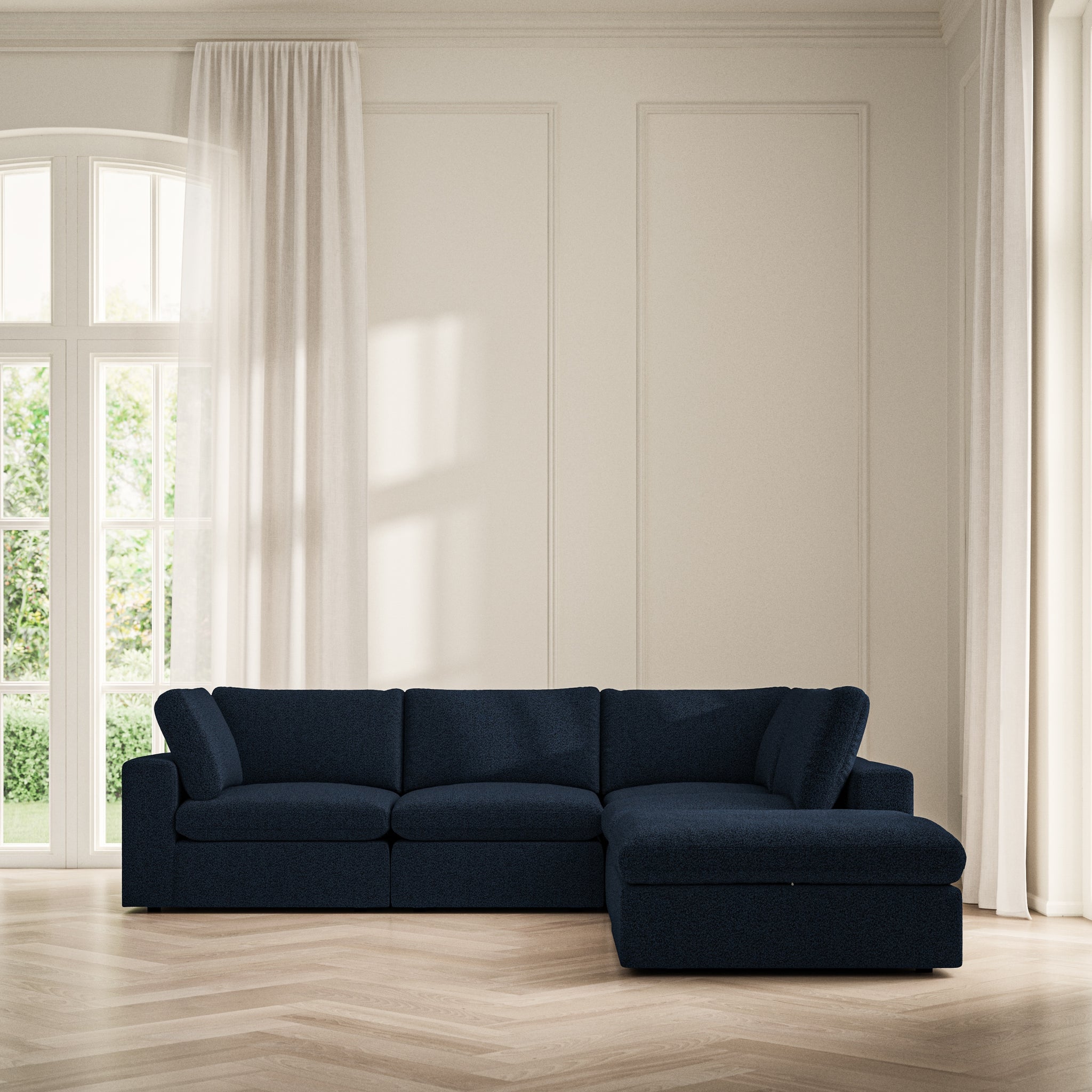 Cloud Corner Chaise RHF - Bouclé
