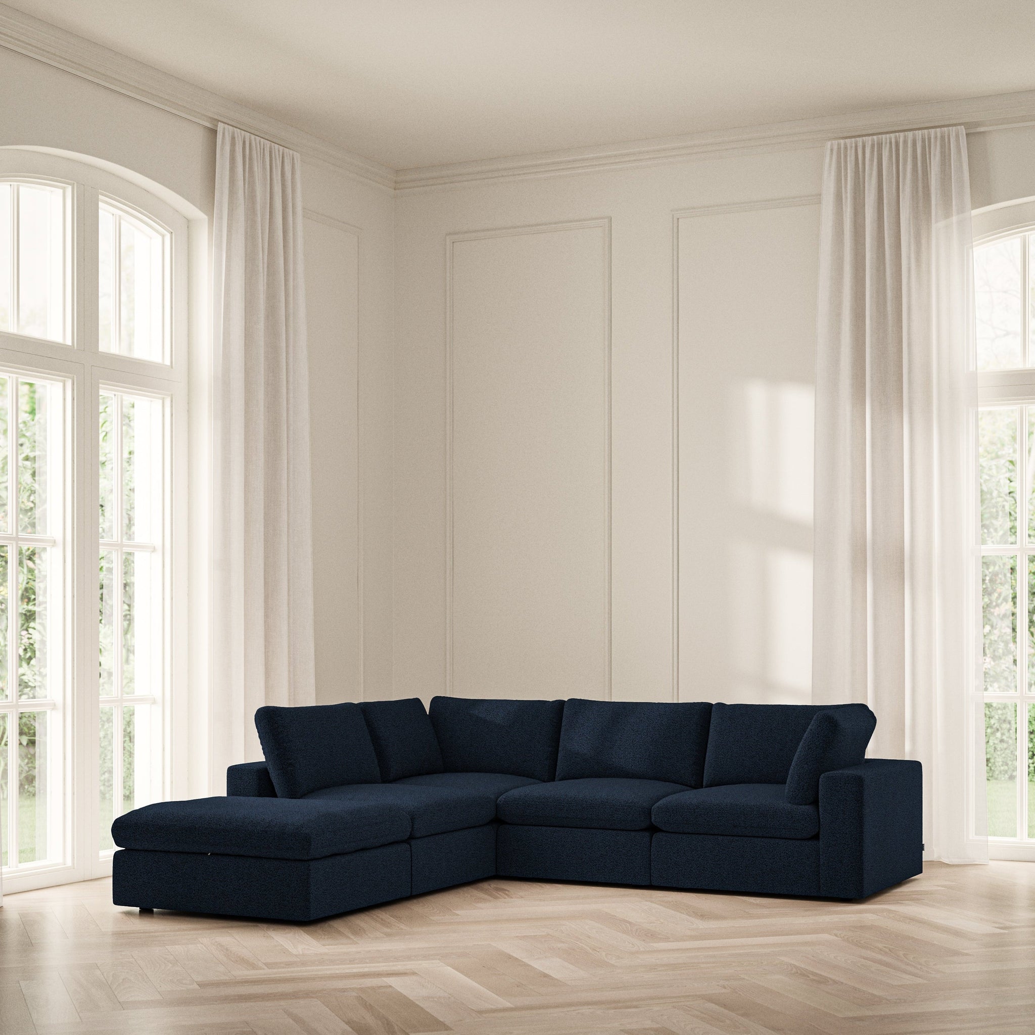 Cloud Corner Chaise LHF - Bouclé
