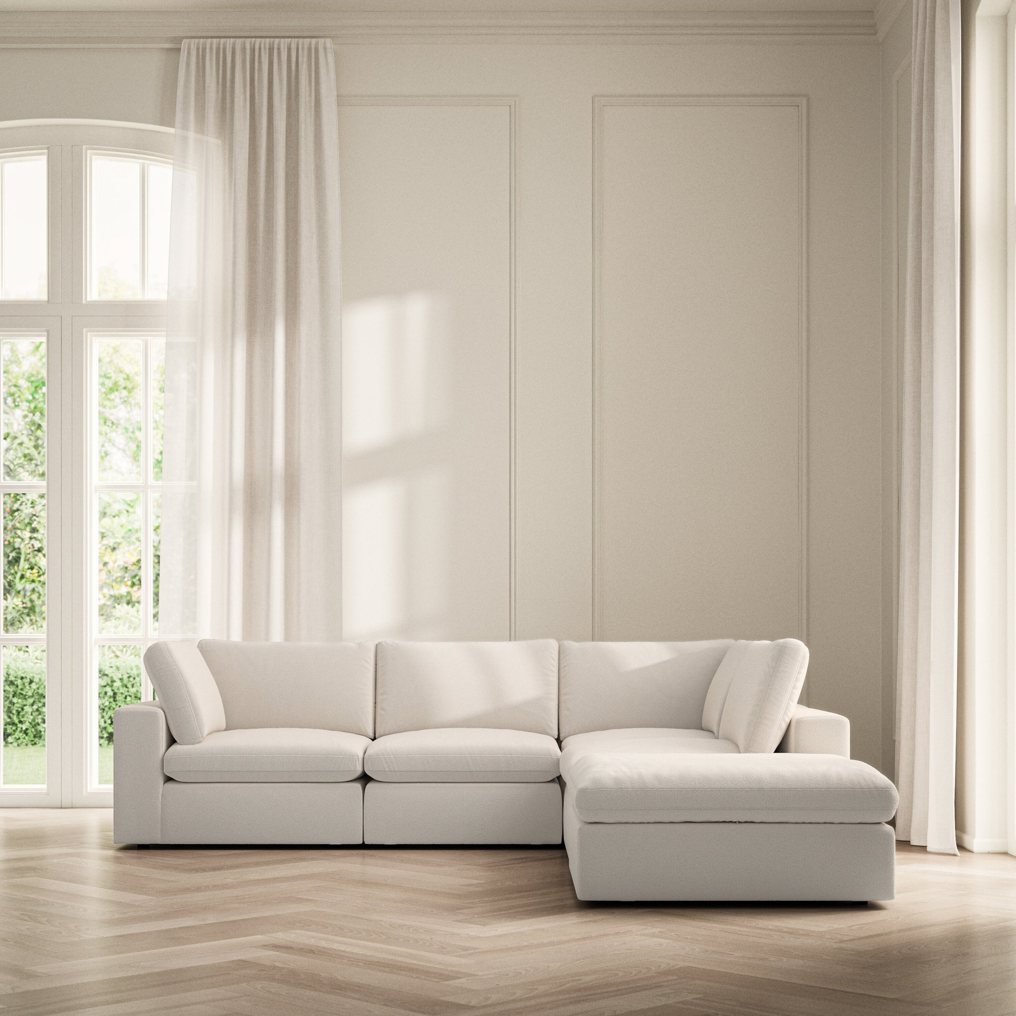 Cloud Corner Chaise RHF - Bouclé