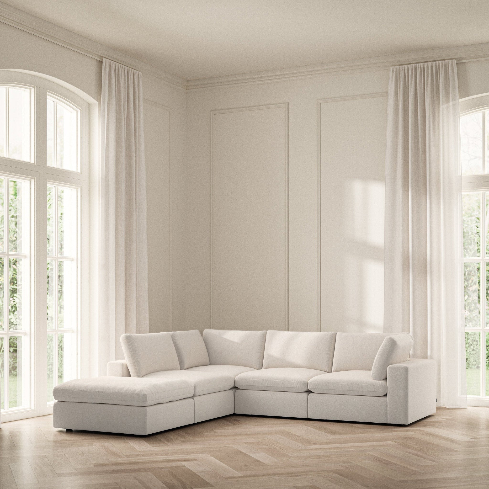 Cloud Corner Chaise LHF - Bouclé