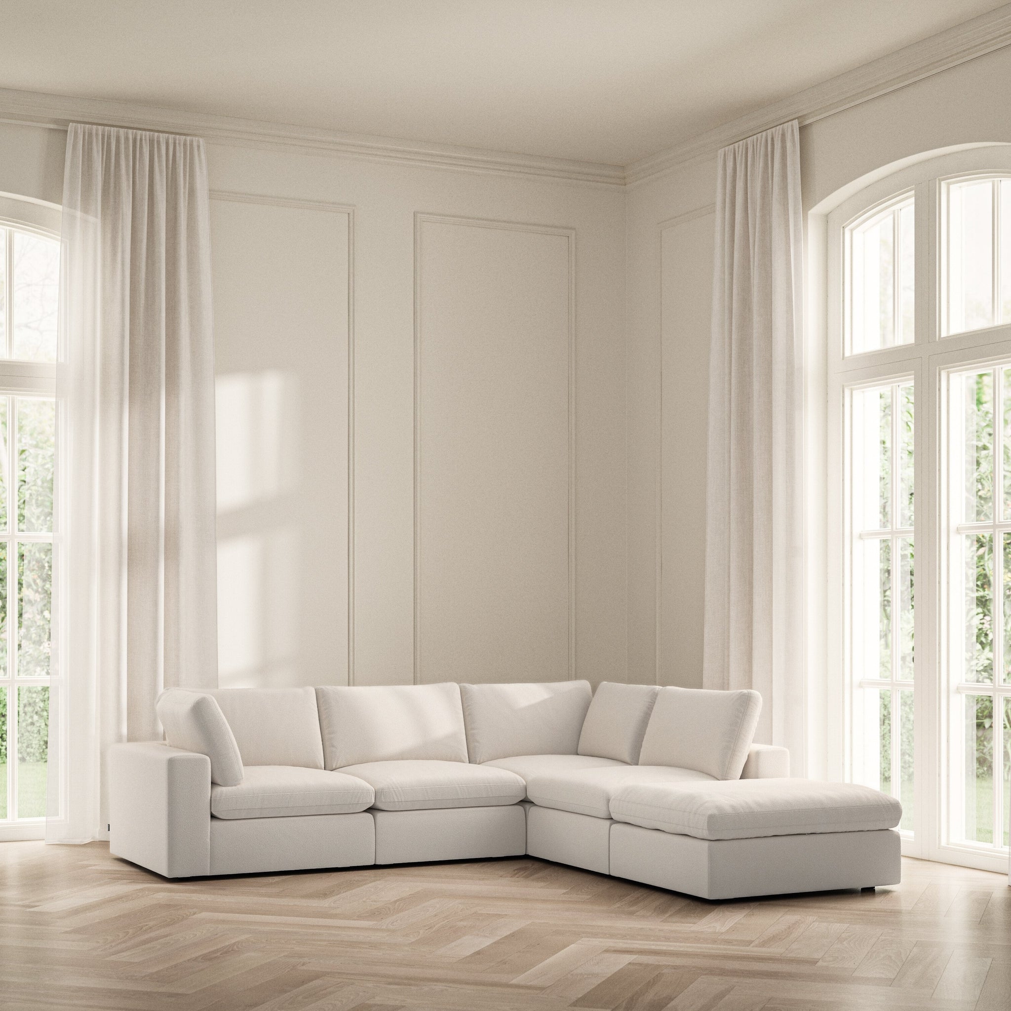 Cloud Corner Chaise RHF - Bouclé