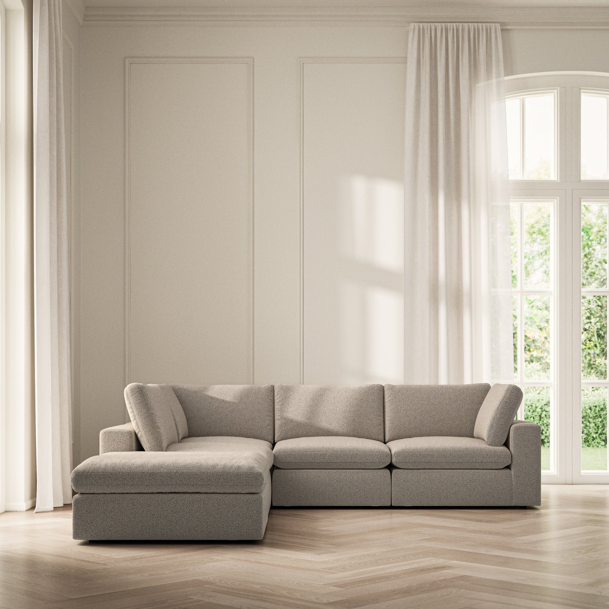 Cloud Corner Chaise LHF - Bouclé