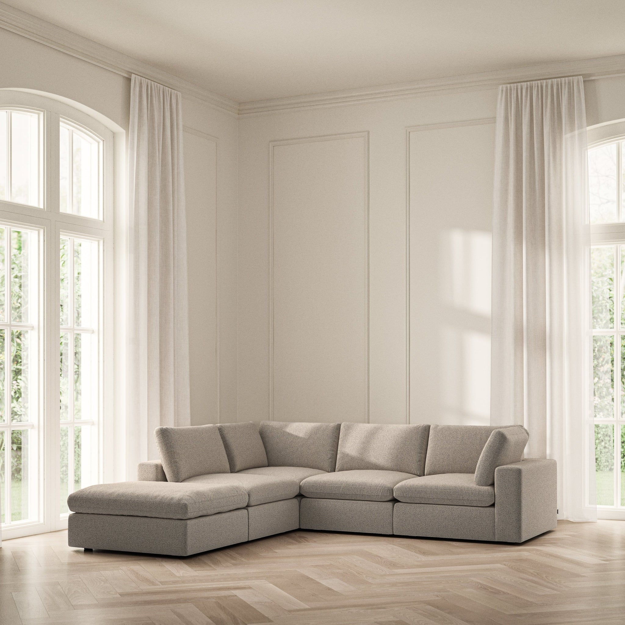 Cloud Corner Chaise LHF - Bouclé