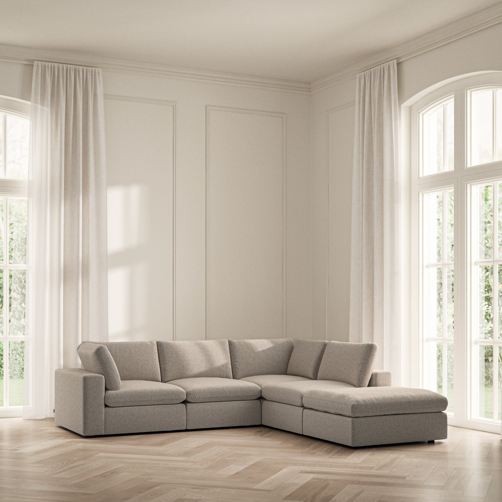 Cloud Corner Chaise RHF - Bouclé
