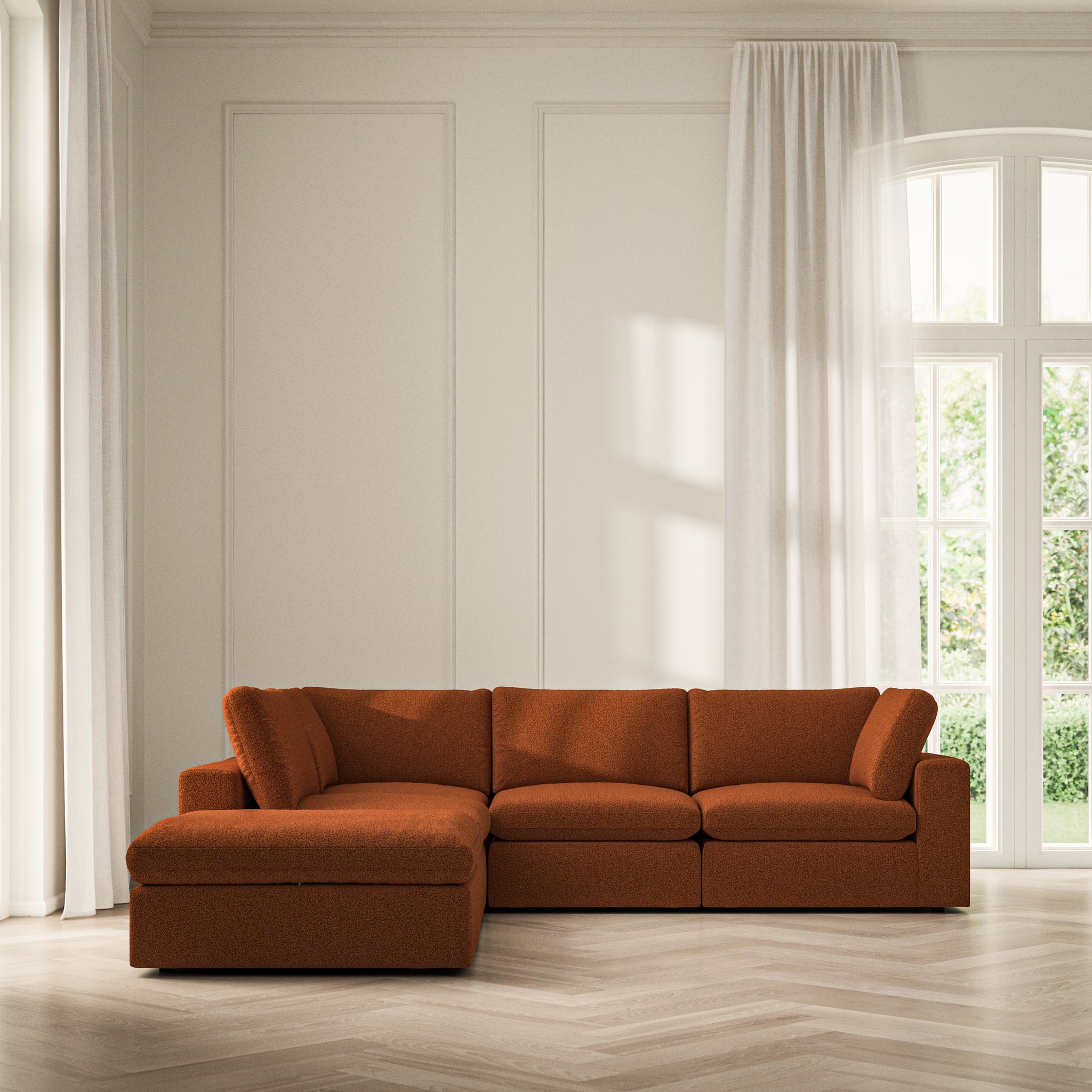 Cloud Corner Chaise LHF - Bouclé