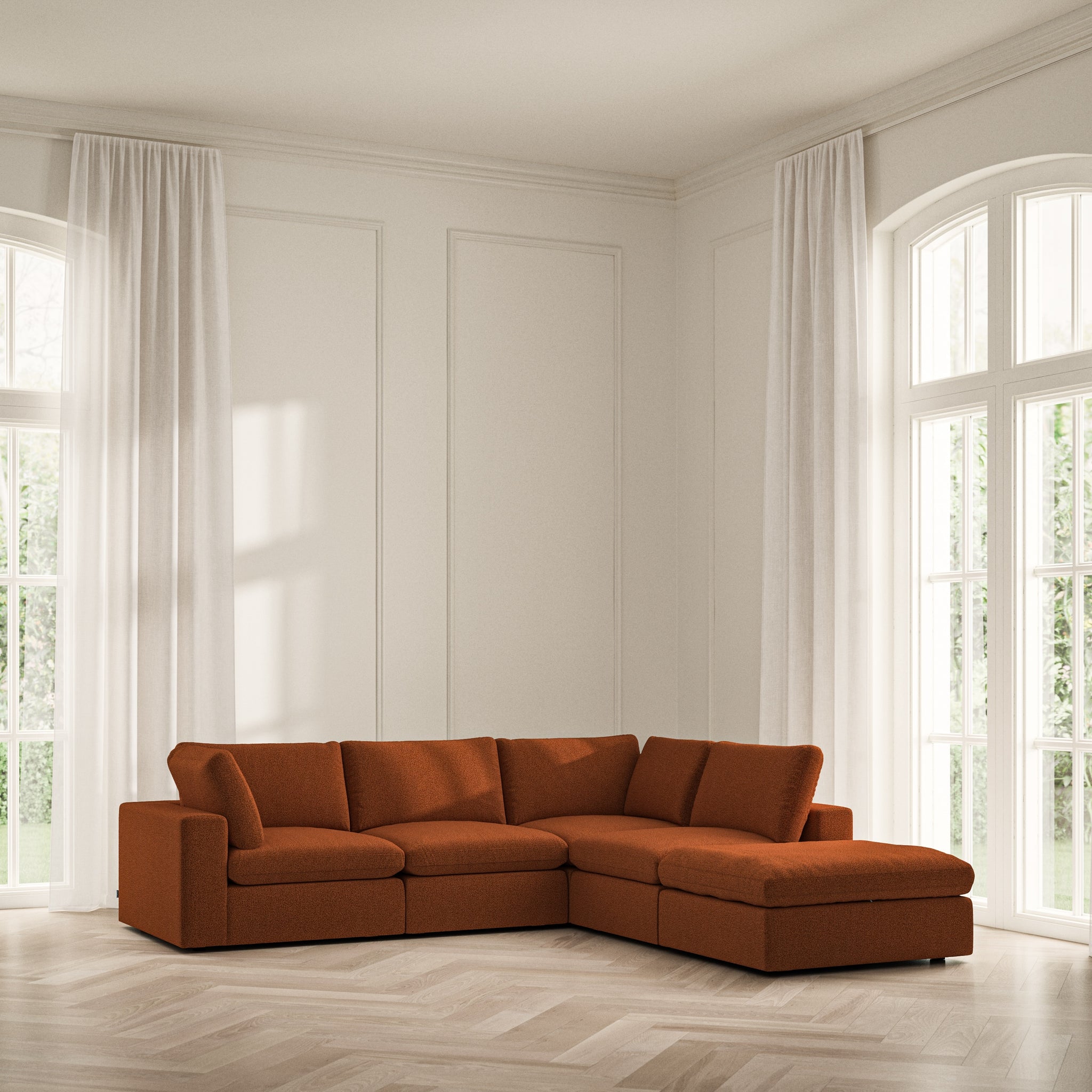 Cloud Corner Chaise RHF - Bouclé