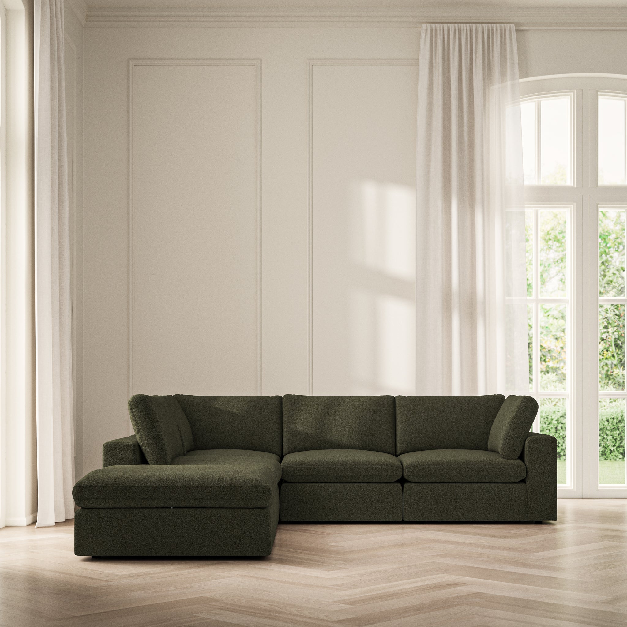 Cloud Corner Chaise LHF - Bouclé