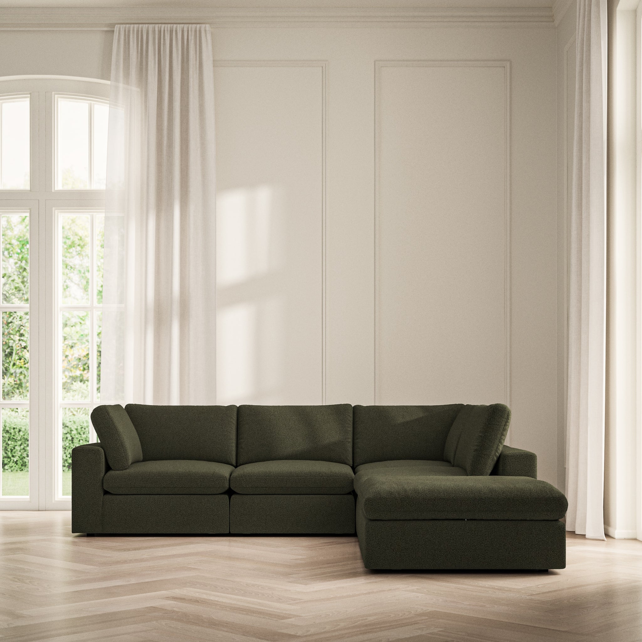 Cloud Corner Chaise RHF - Bouclé