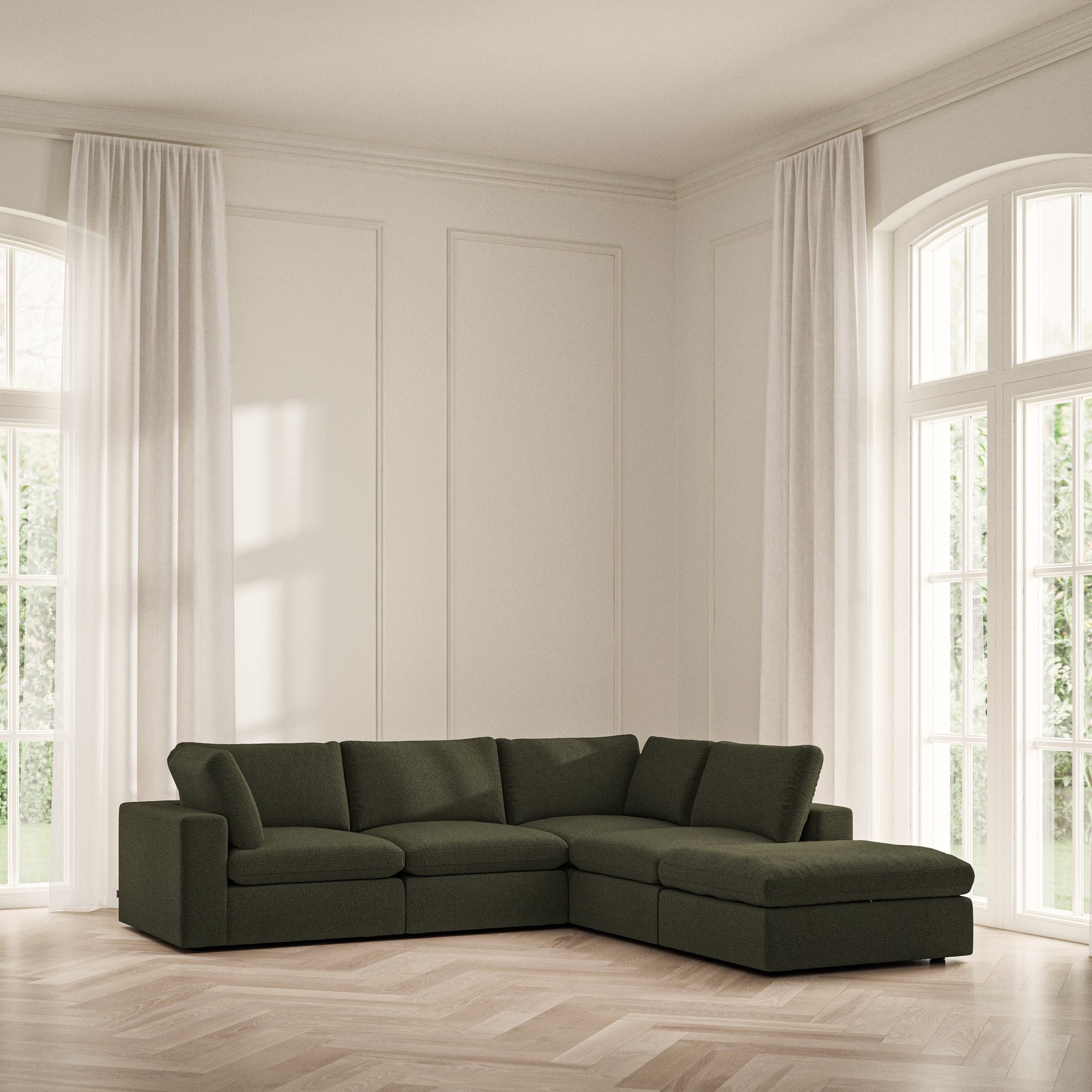 Cloud Corner Chaise RHF - Bouclé