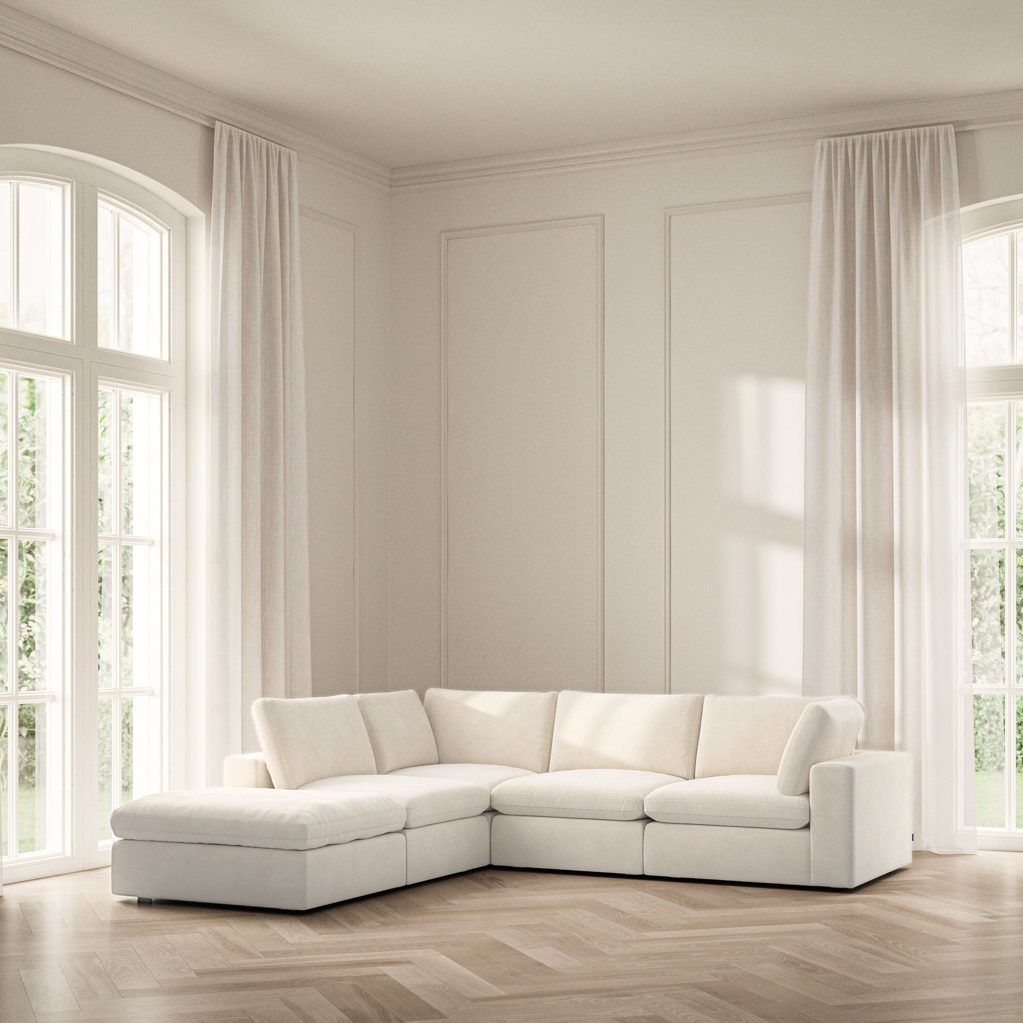 Cloud Corner Chaise LHF - Soft Bouclé