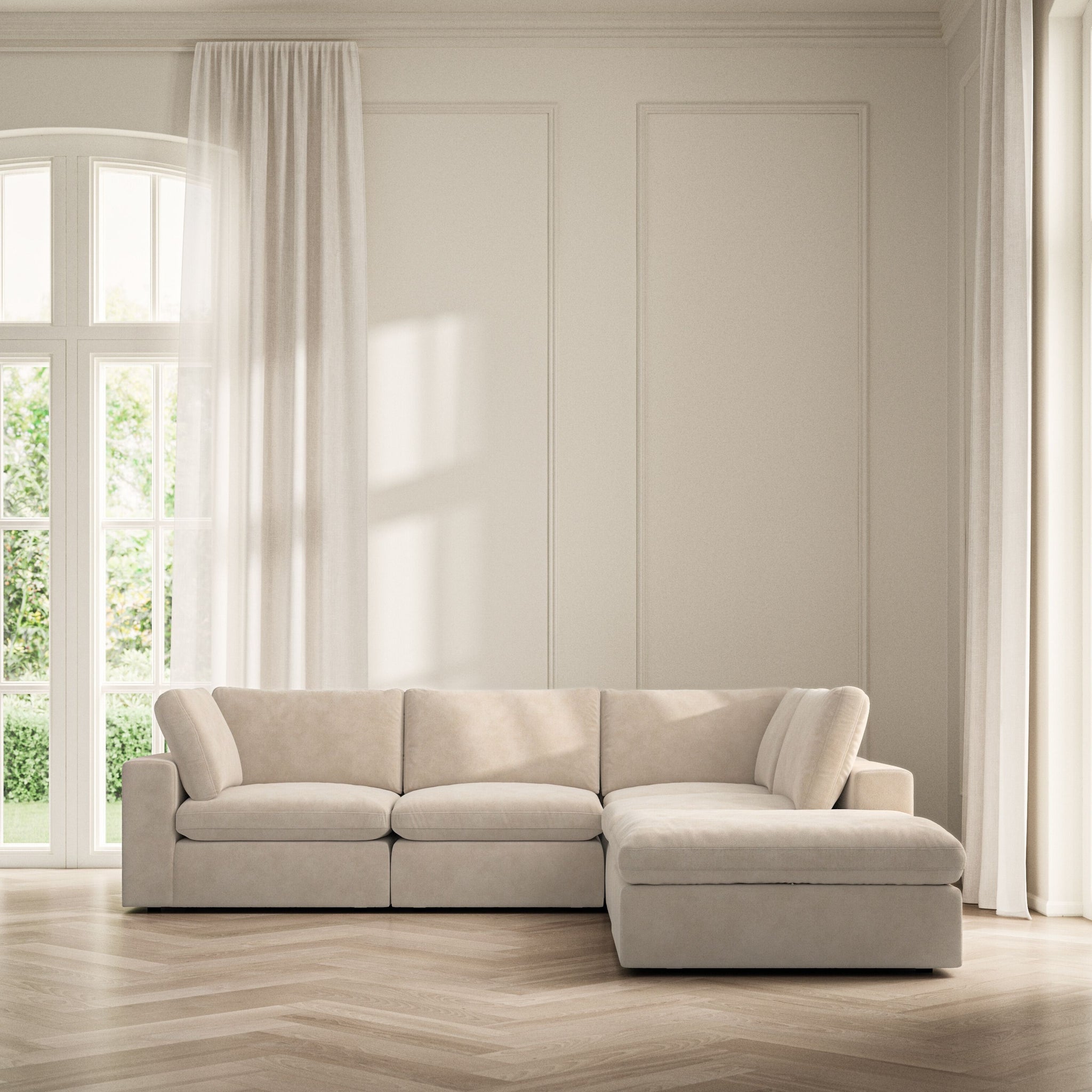 Cloud Corner Chaise RHF - Soft Bouclé