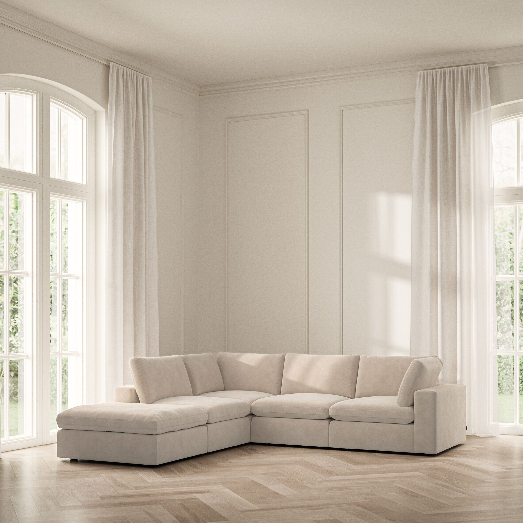 Cloud Corner Chaise LHF - Soft Bouclé
