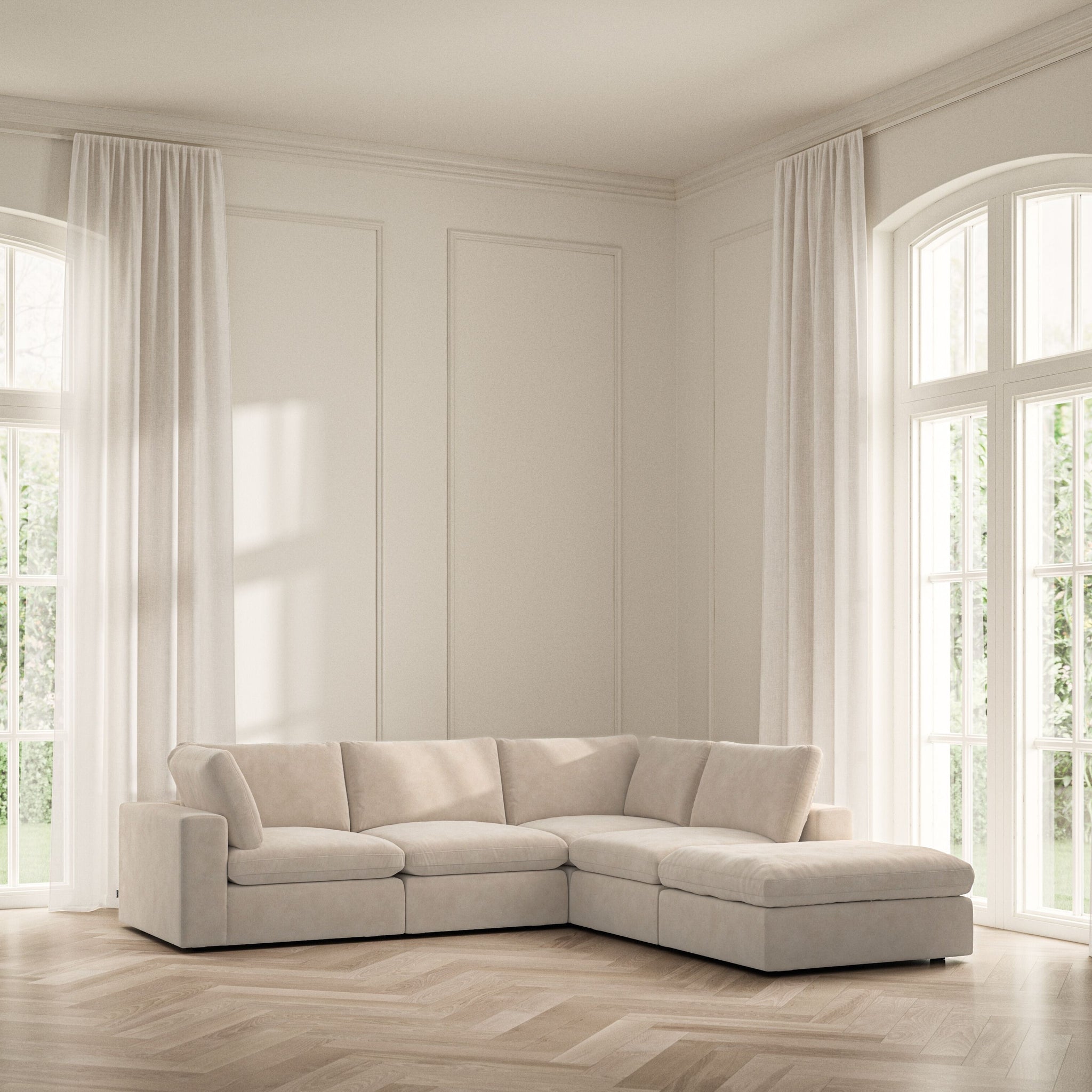 Cloud Corner Chaise RHF - Soft Bouclé