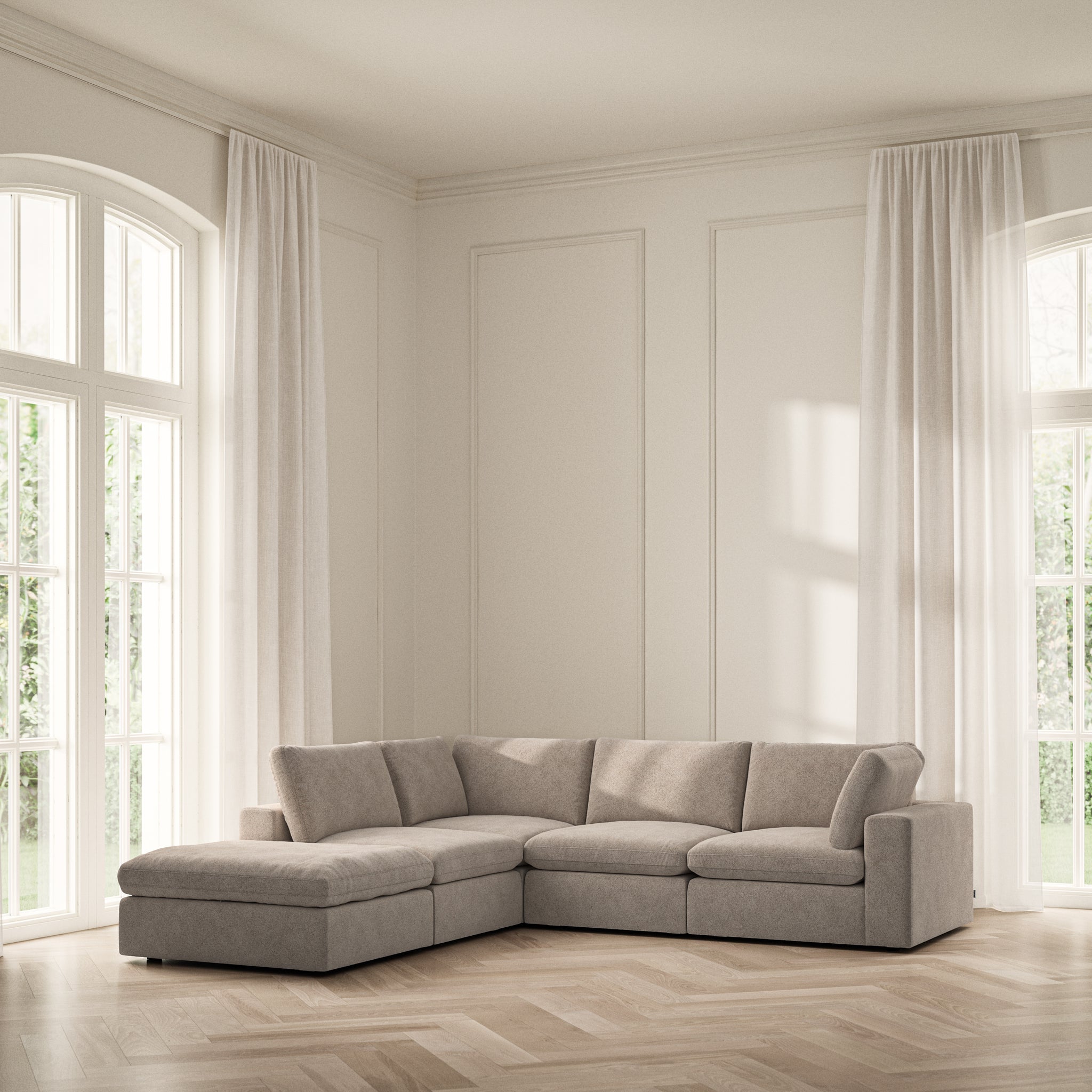 Cloud Corner Chaise LHF - Soft Bouclé