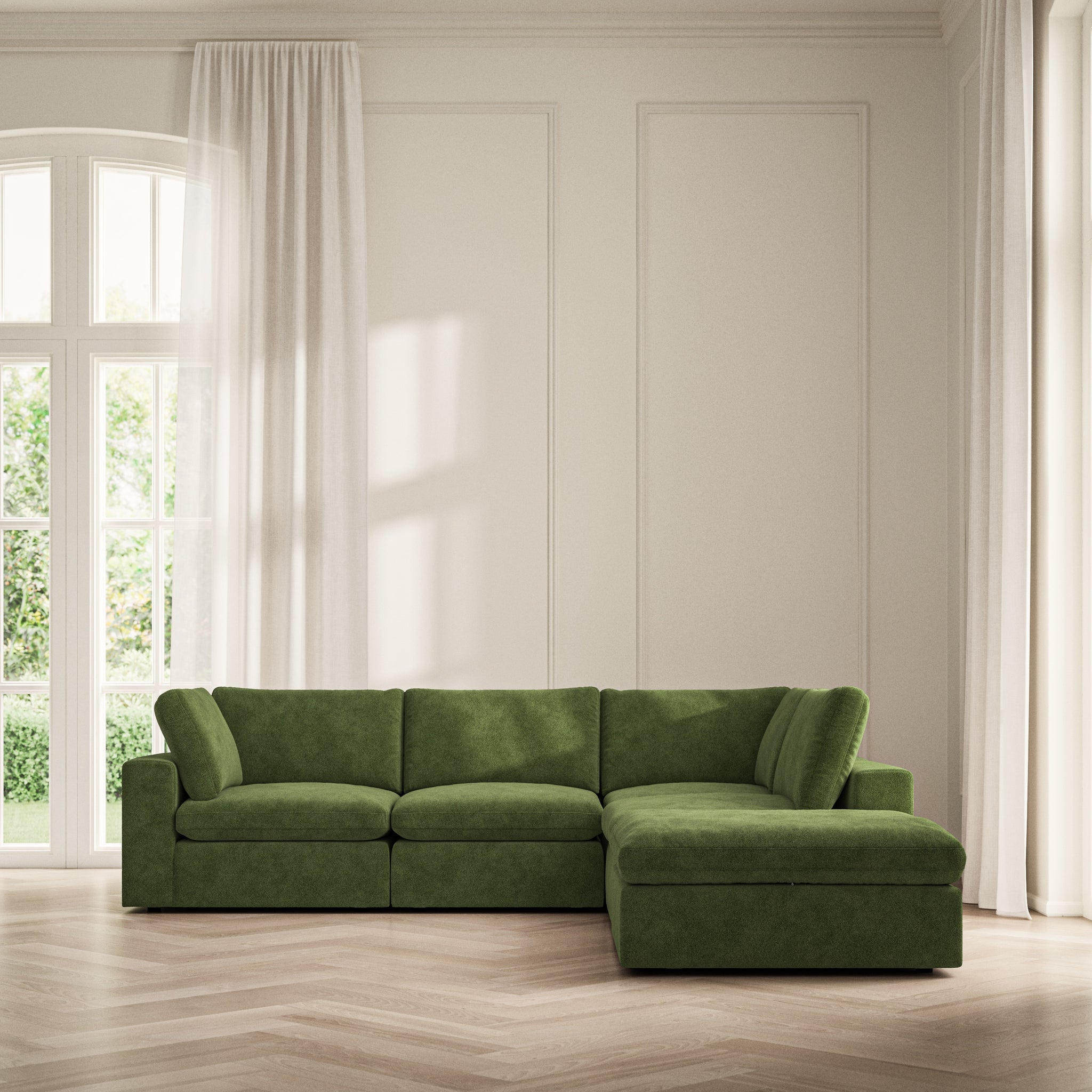 Cloud Corner Chaise RHF - Soft Bouclé