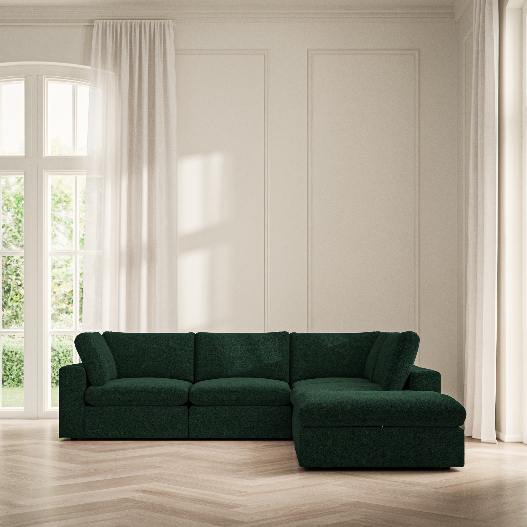 Cloud Corner Chaise RHF - Soft Teddy