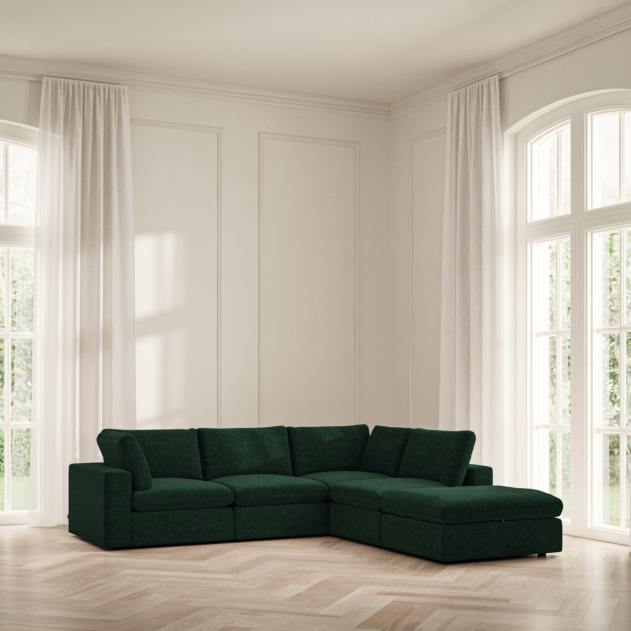 Cloud Corner Chaise RHF - Soft Teddy