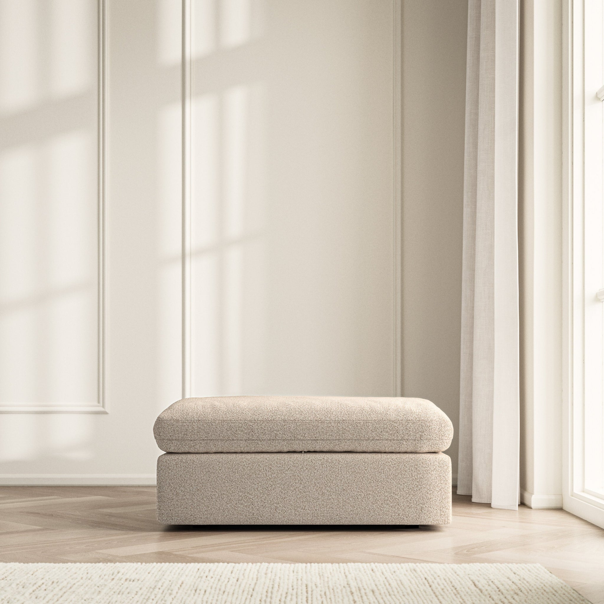 Cloud Footstool - Bouclé