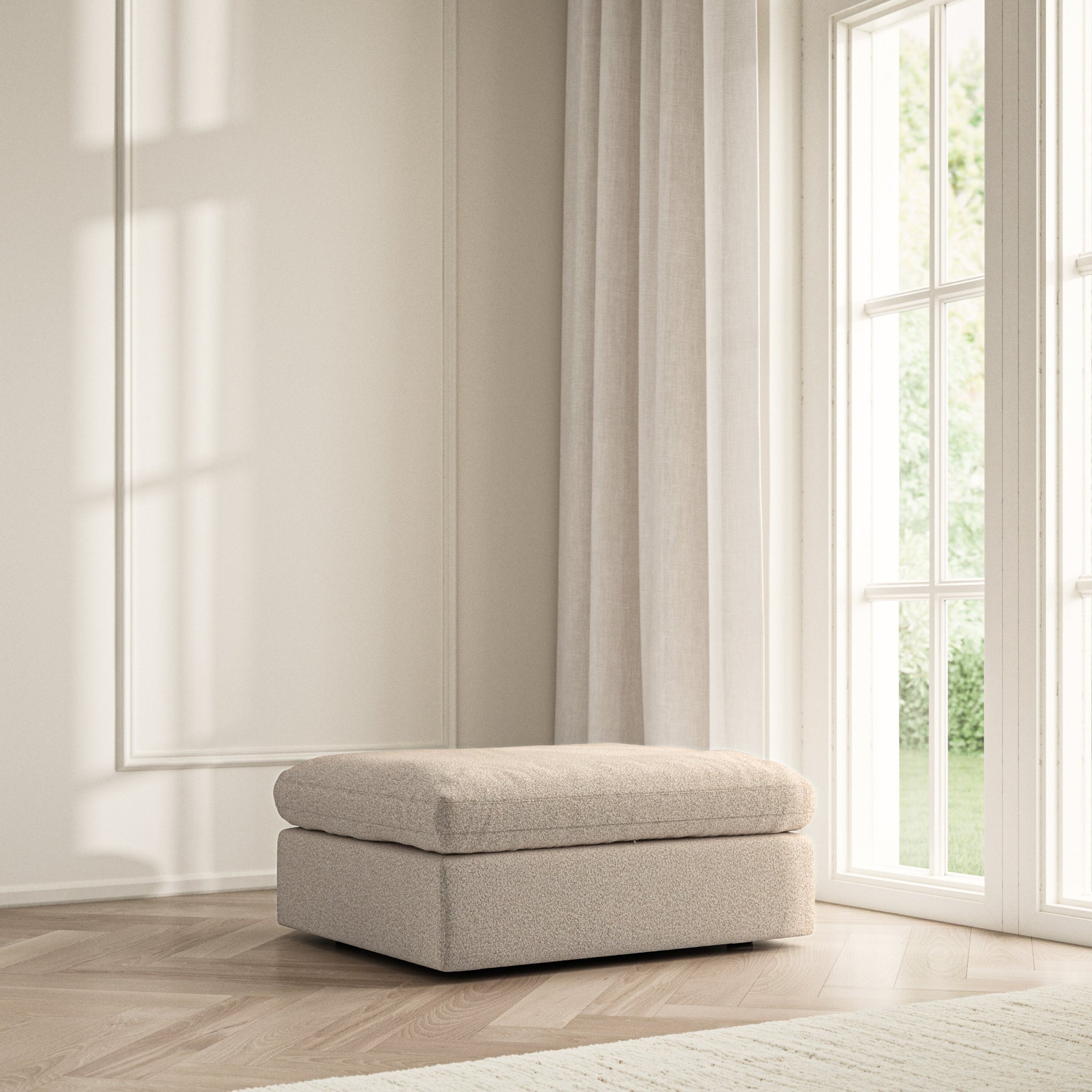Cloud Footstool - Bouclé
