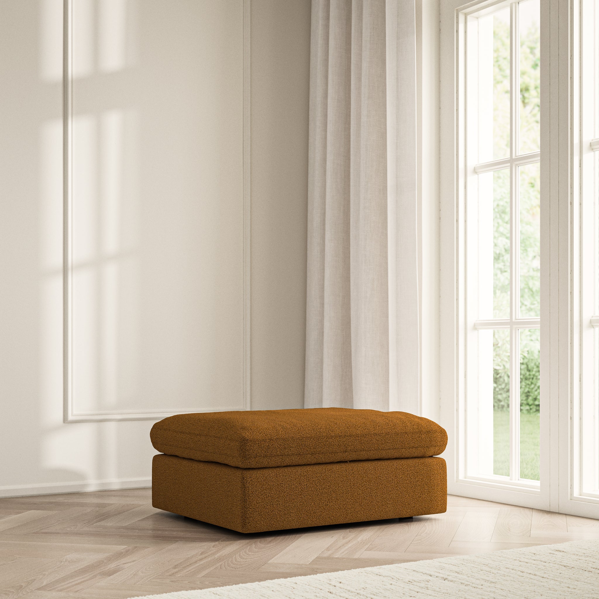Cloud Footstool - Bouclé