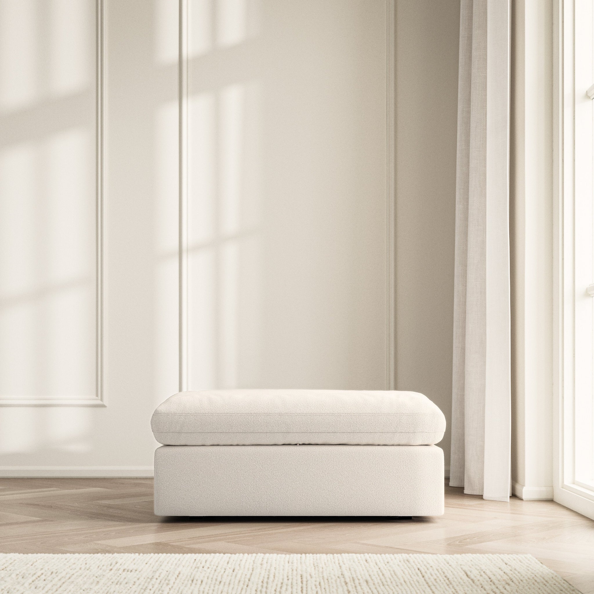 Cloud Footstool - Bouclé