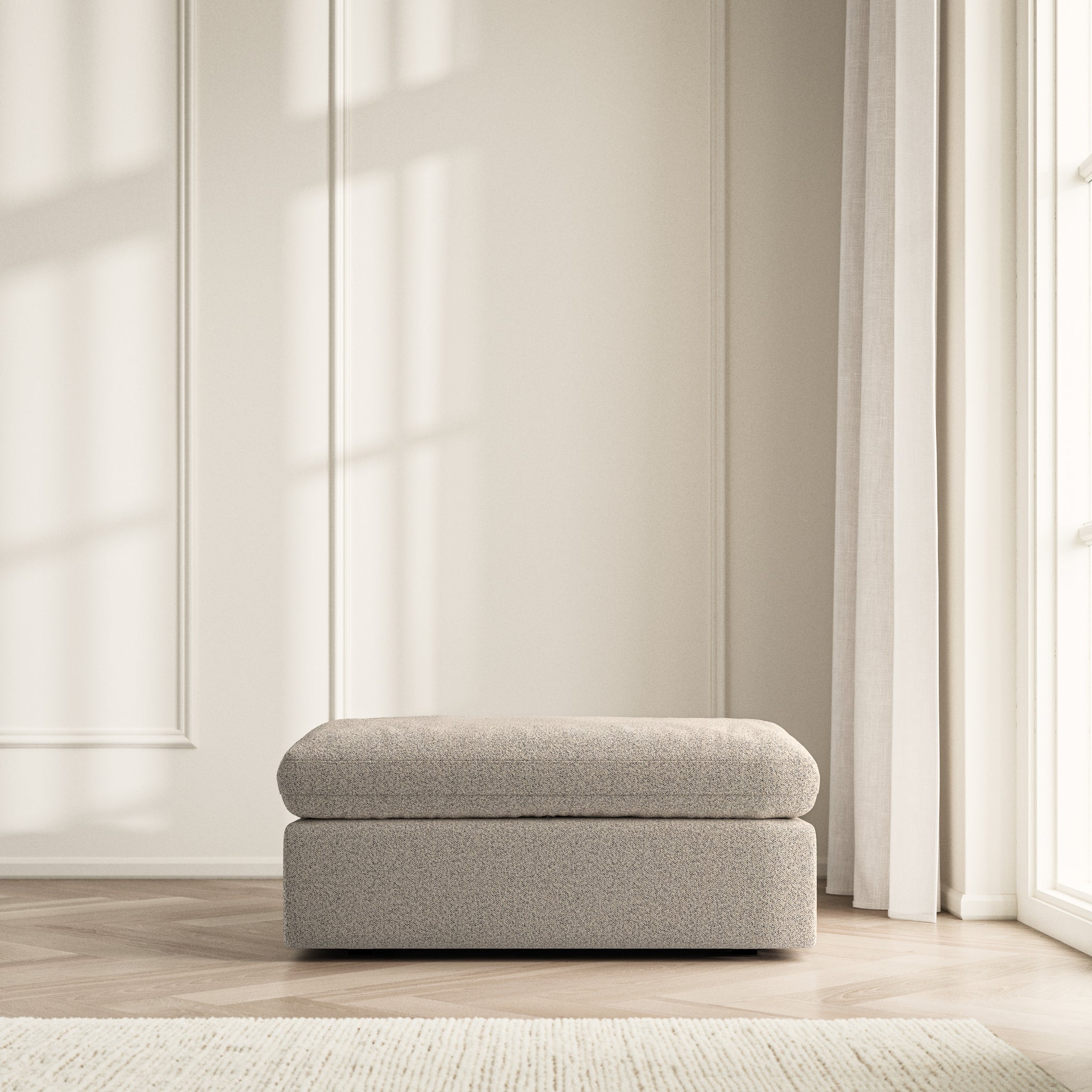 Cloud Footstool - Bouclé