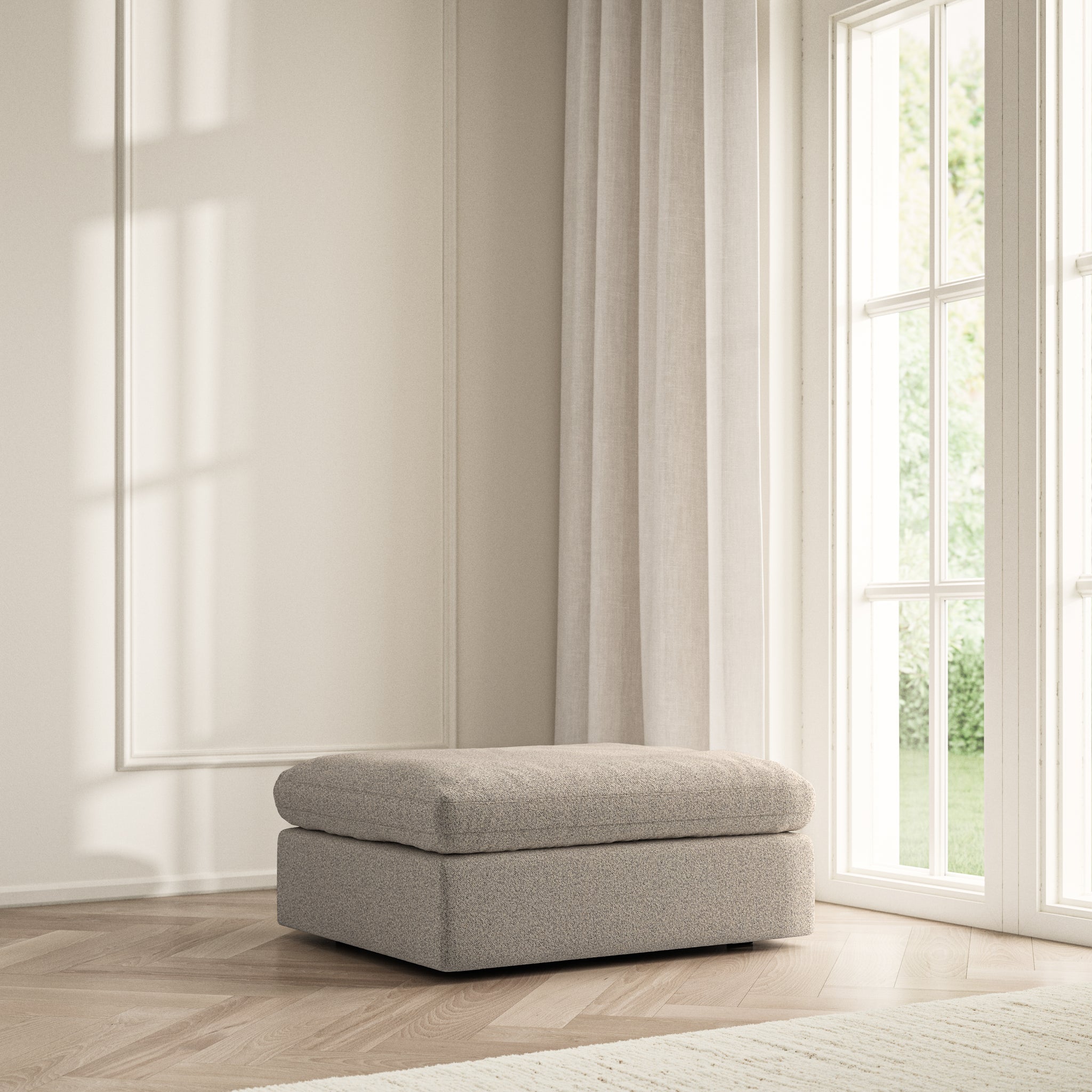 Cloud Footstool - Bouclé