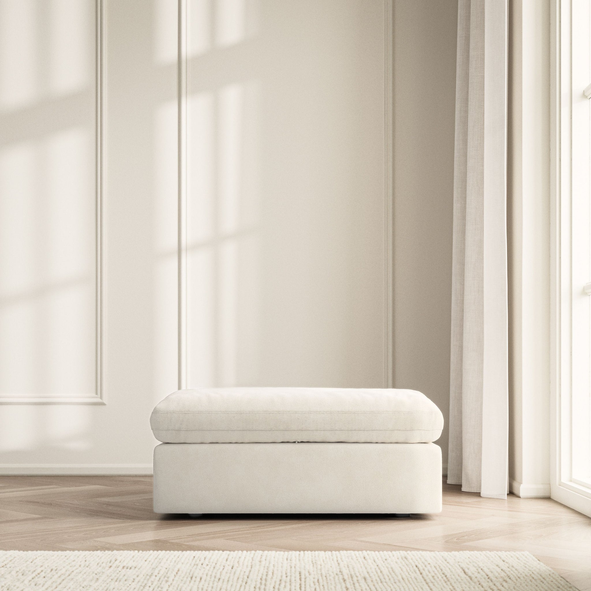 Cloud Footstool - Soft Bouclé