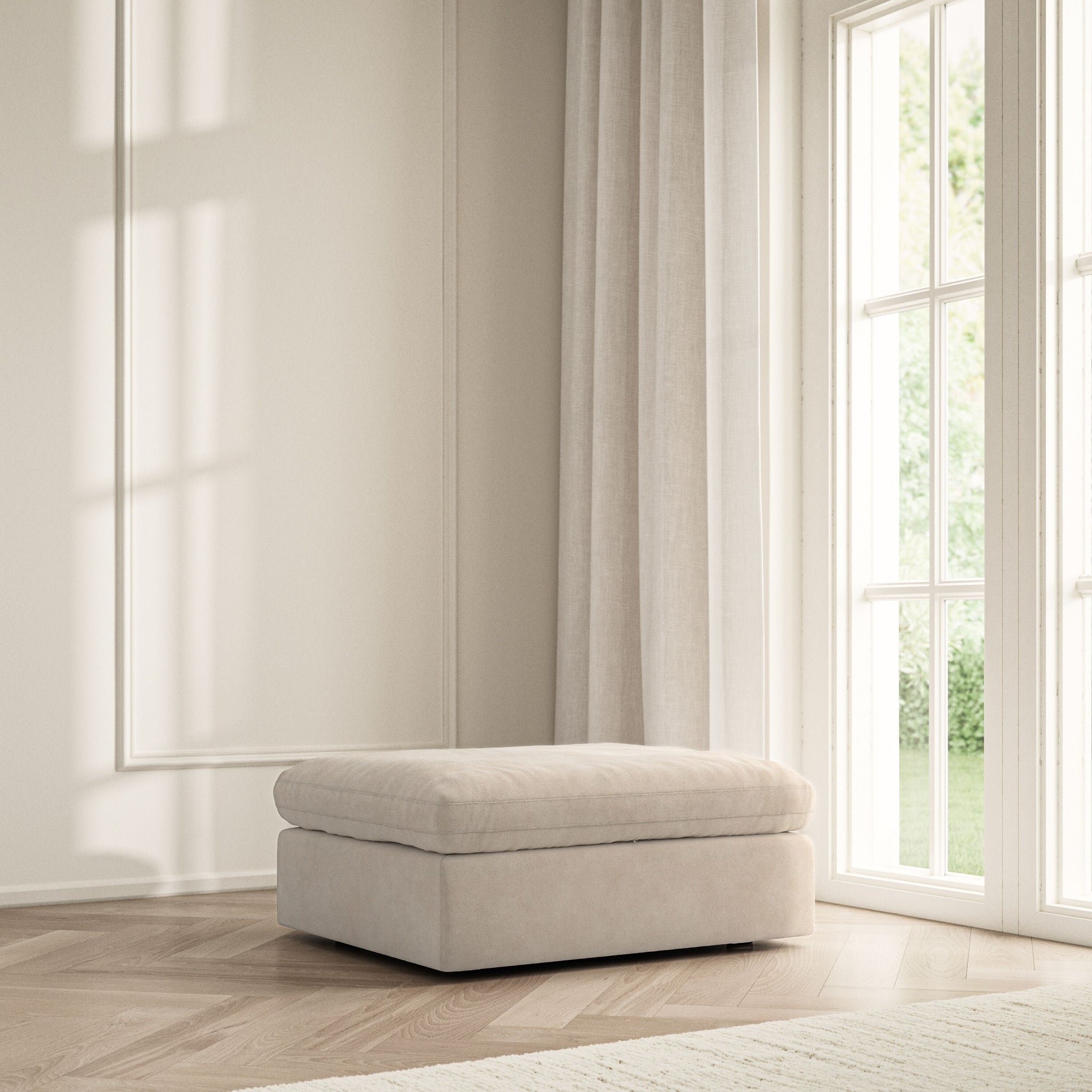 Cloud Footstool - Soft Bouclé