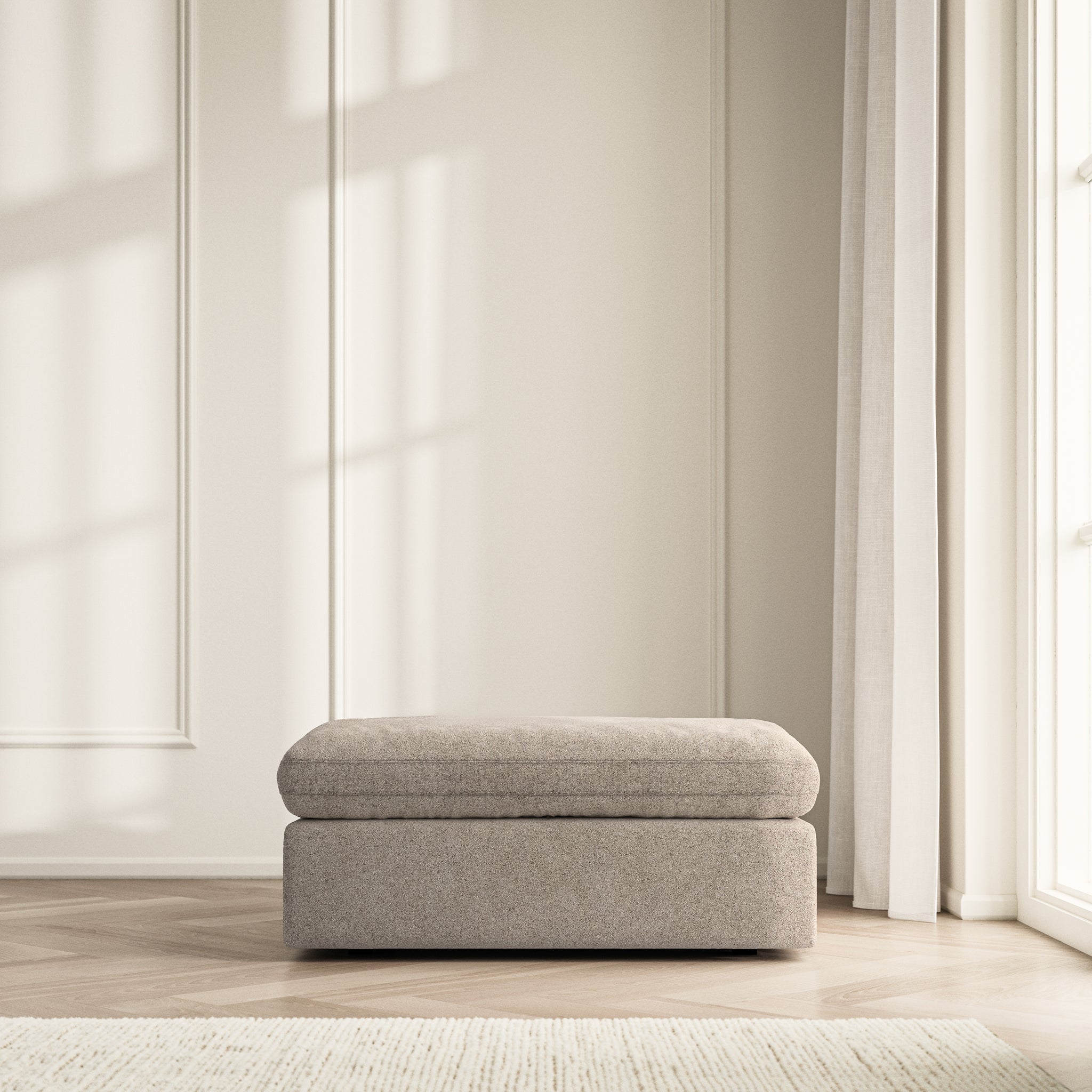 Cloud Footstool - Soft Bouclé