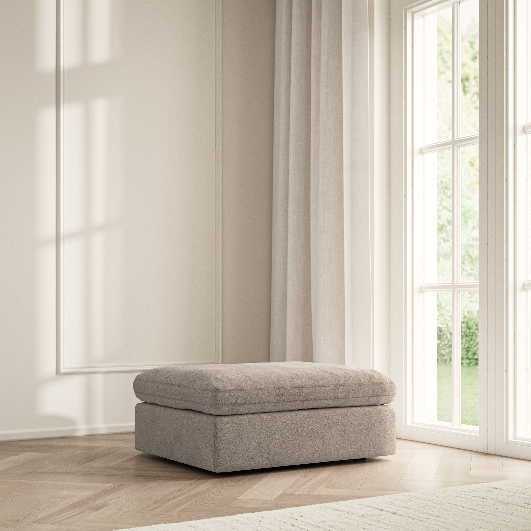 Cloud Footstool - Soft Bouclé