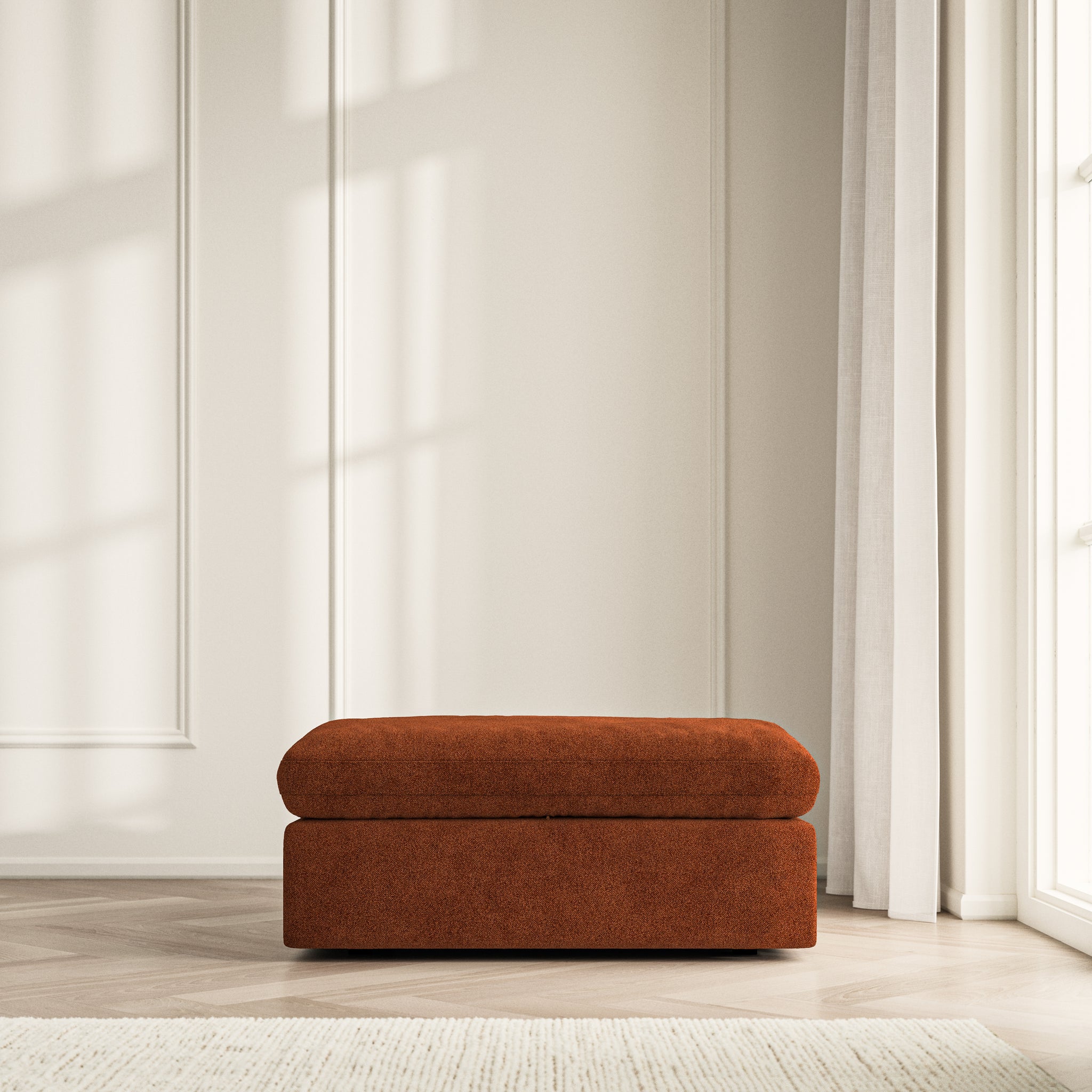 Cloud Footstool - Soft Bouclé