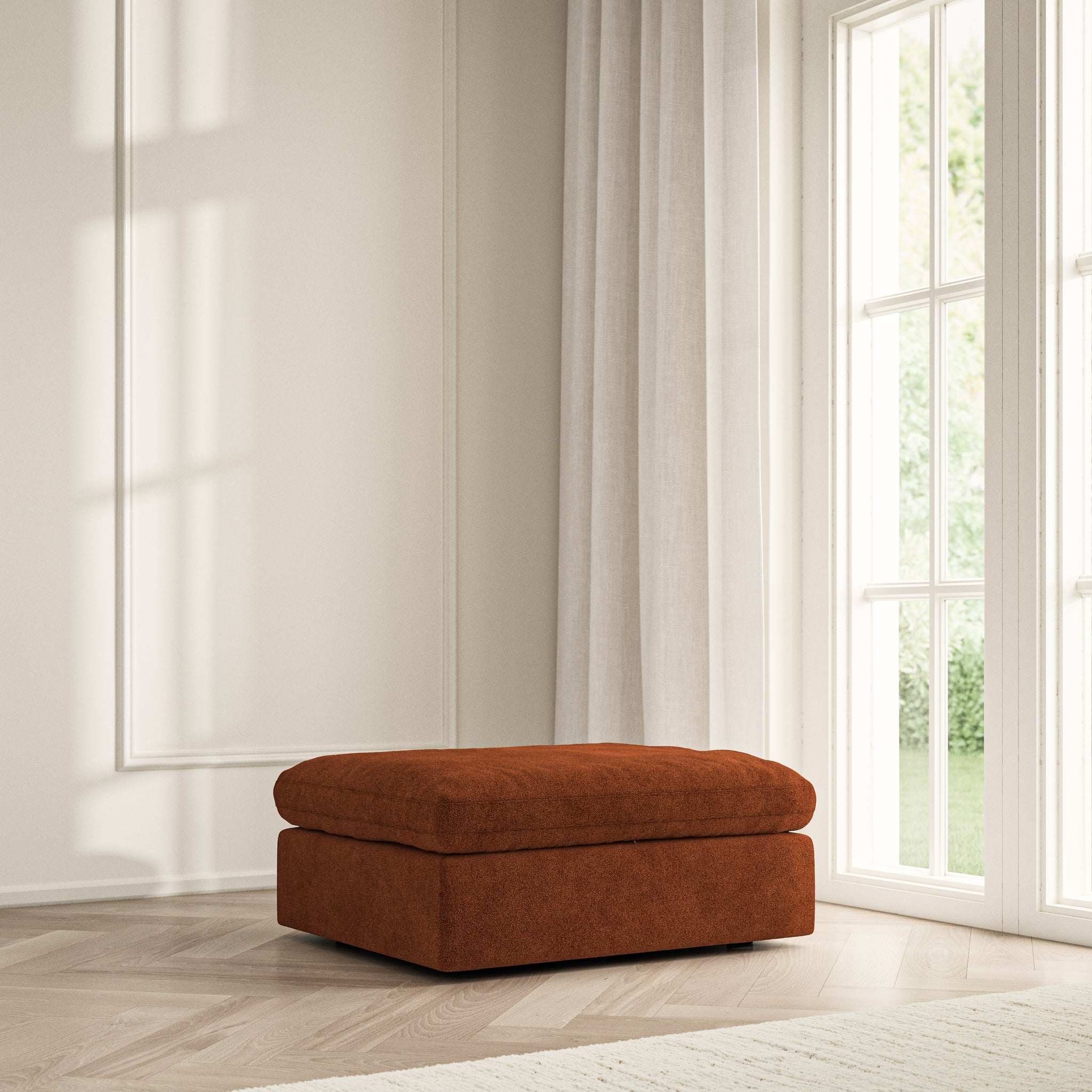 Cloud Footstool - Soft Bouclé