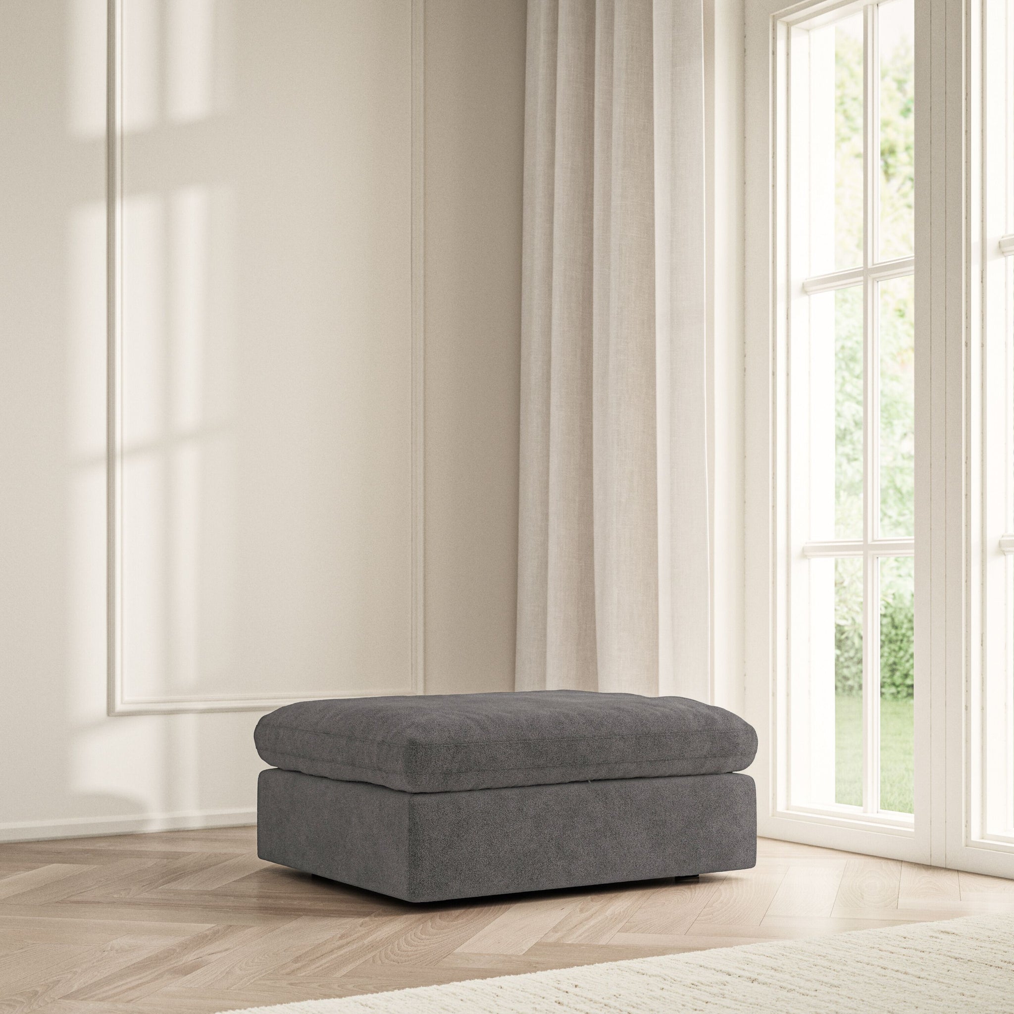 Cloud Footstool - Soft Bouclé