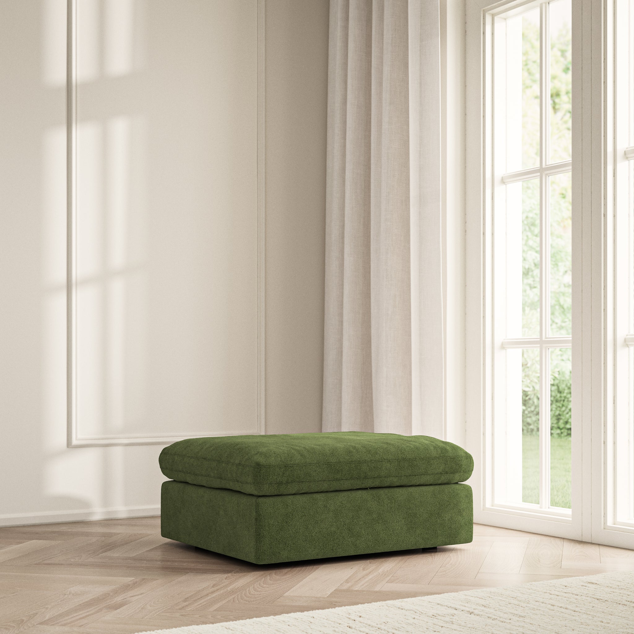 Cloud Footstool - Soft Bouclé