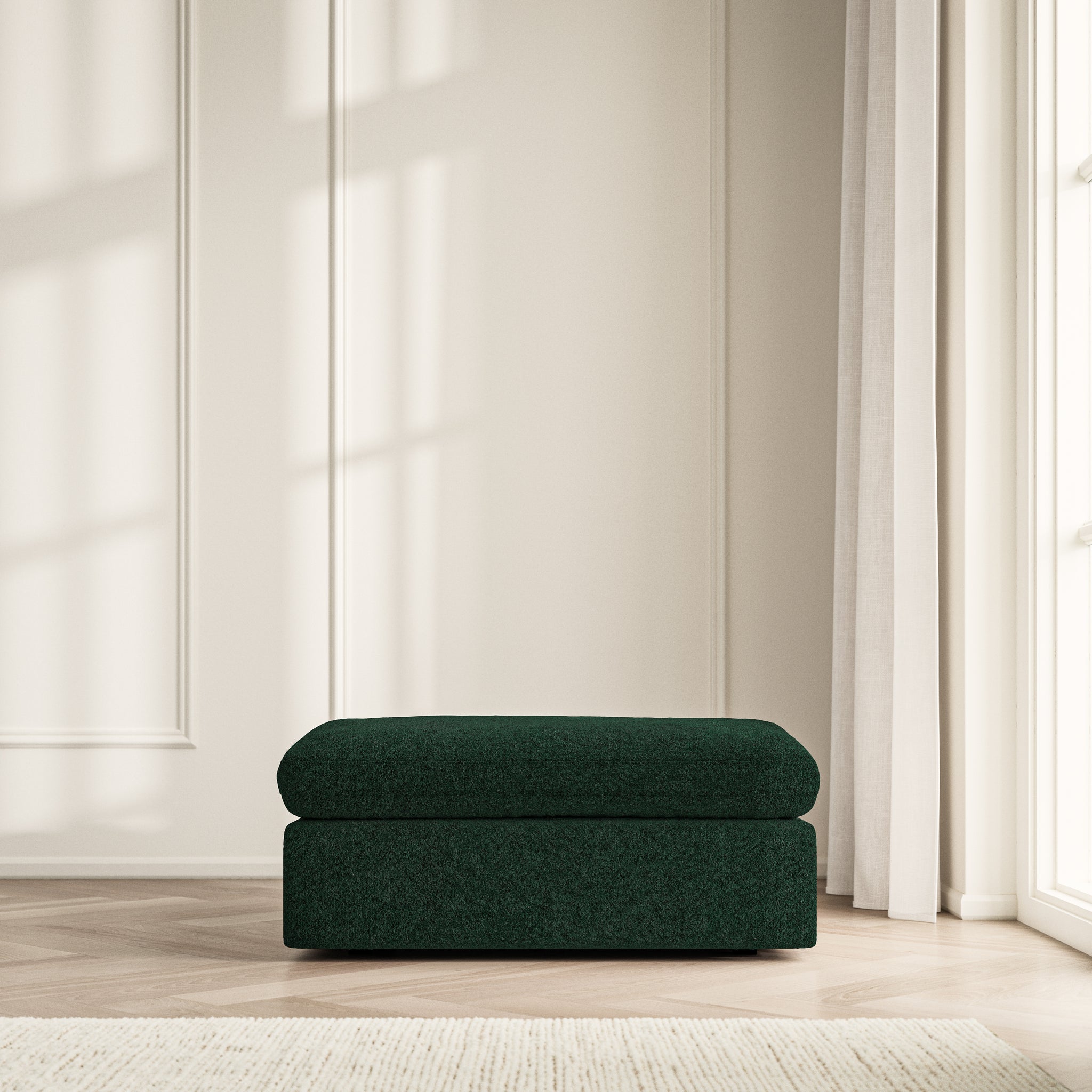 Cloud Footstool - Soft Teddy