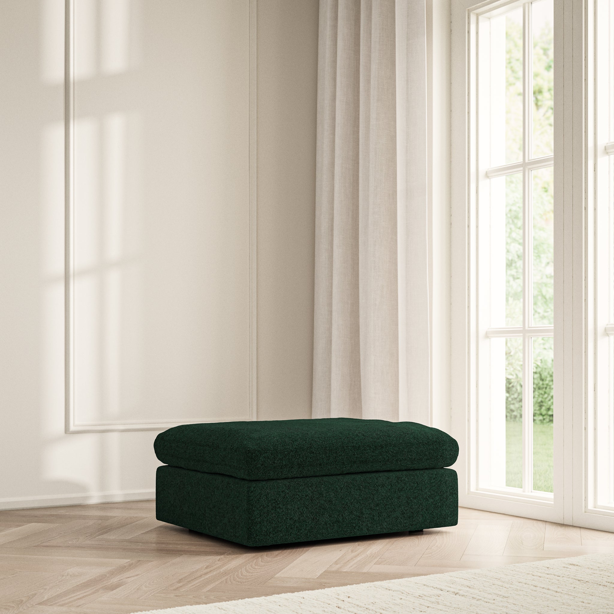 Cloud Footstool - Soft Teddy