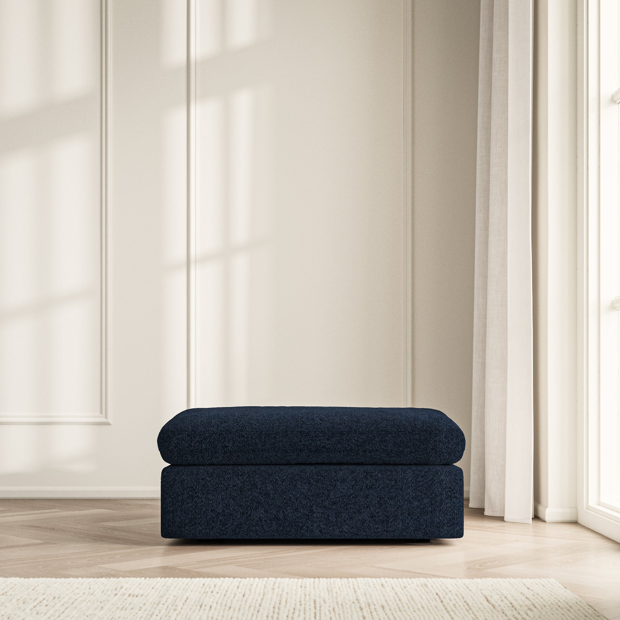 Cloud Footstool - Soft Teddy