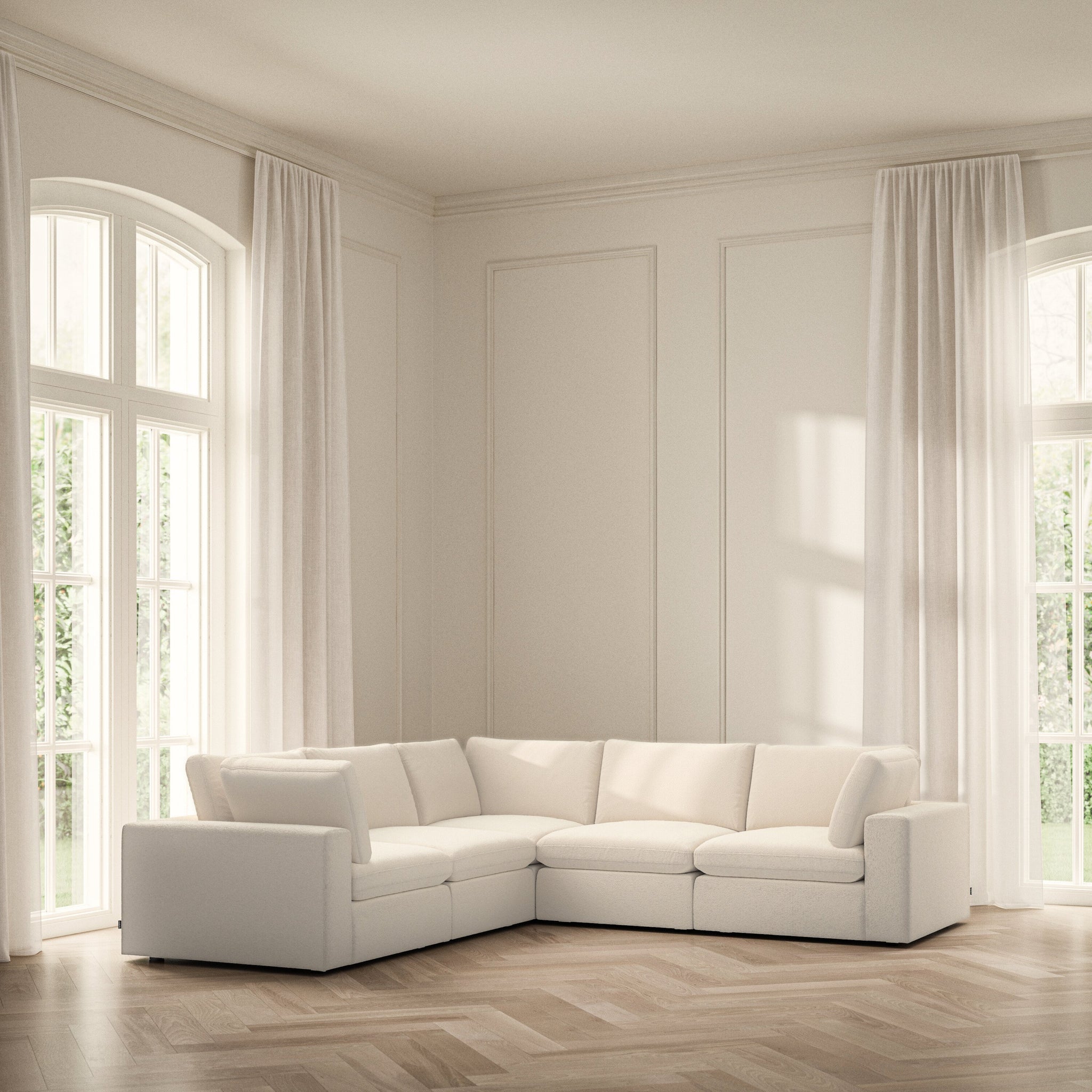 Cloud Large Corner - Soft Teddy