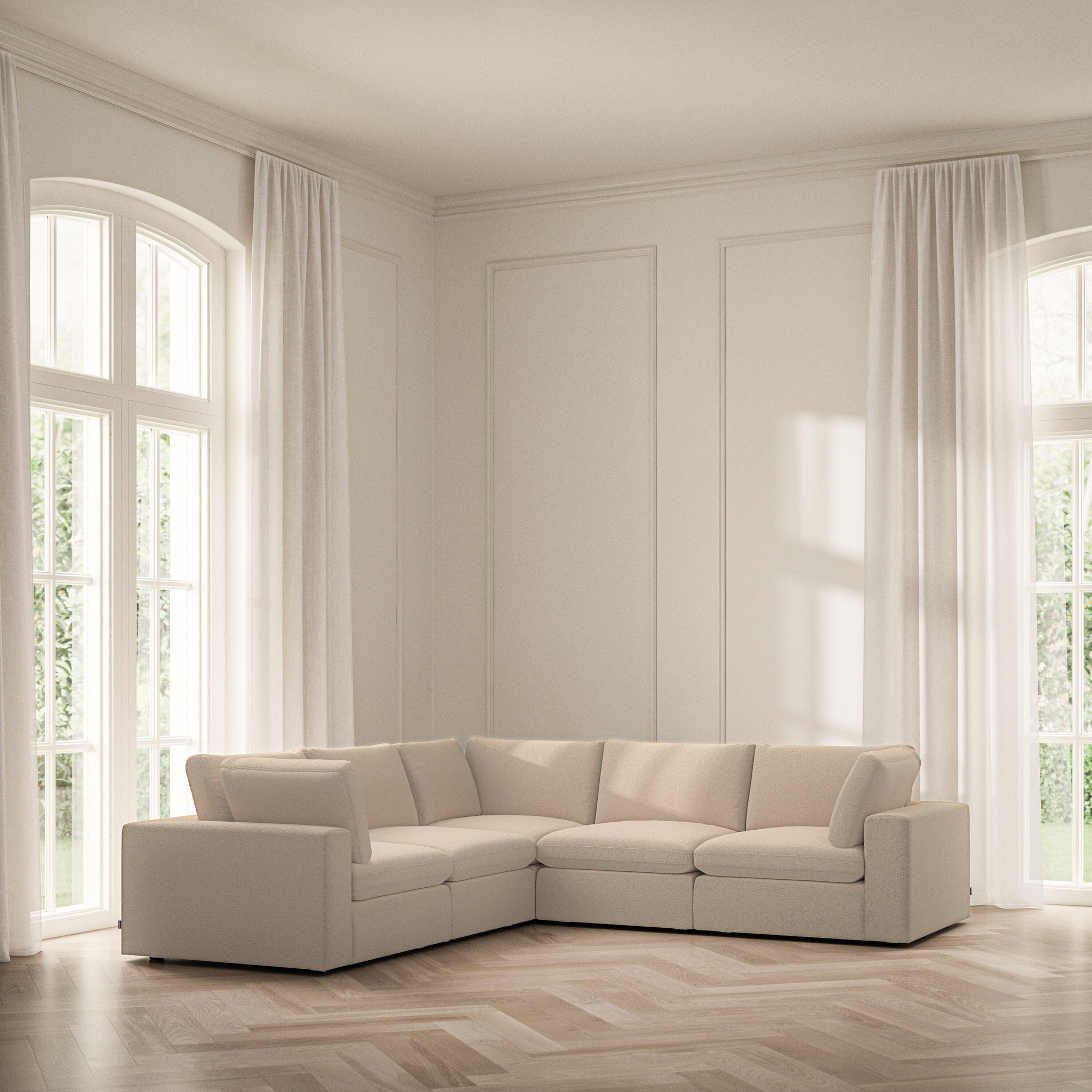 Cloud Large Corner - Soft Teddy