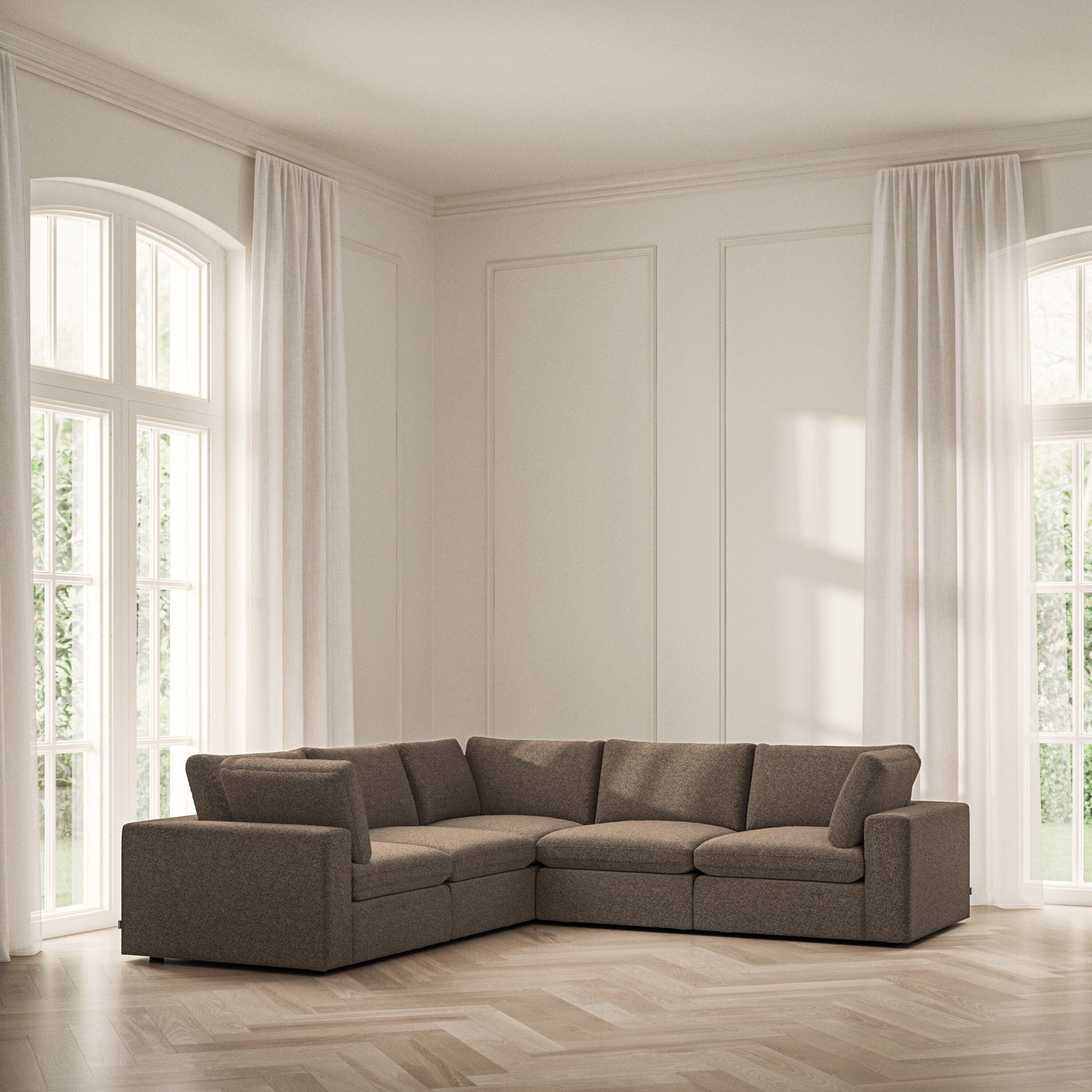 Cloud Large Corner - Soft Teddy