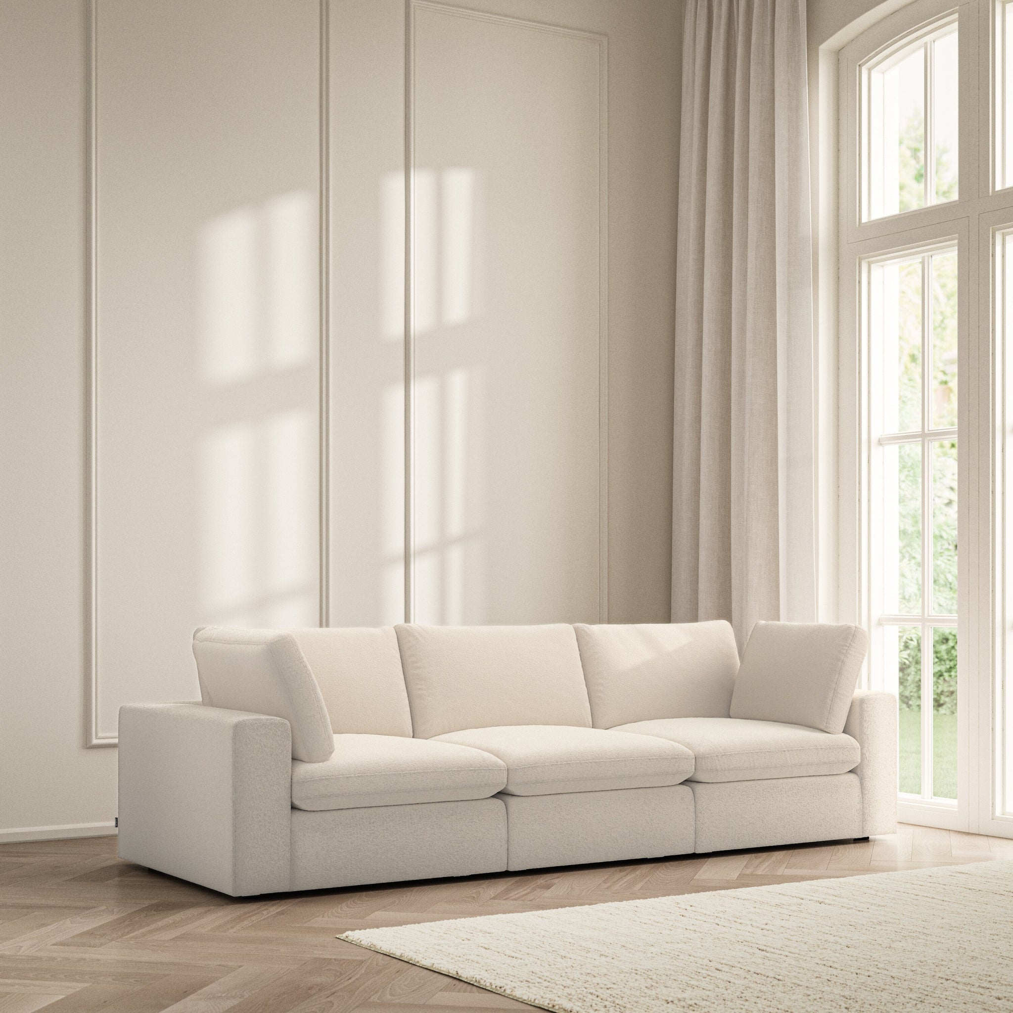 Cloud Large Sofa - Soft Teddy