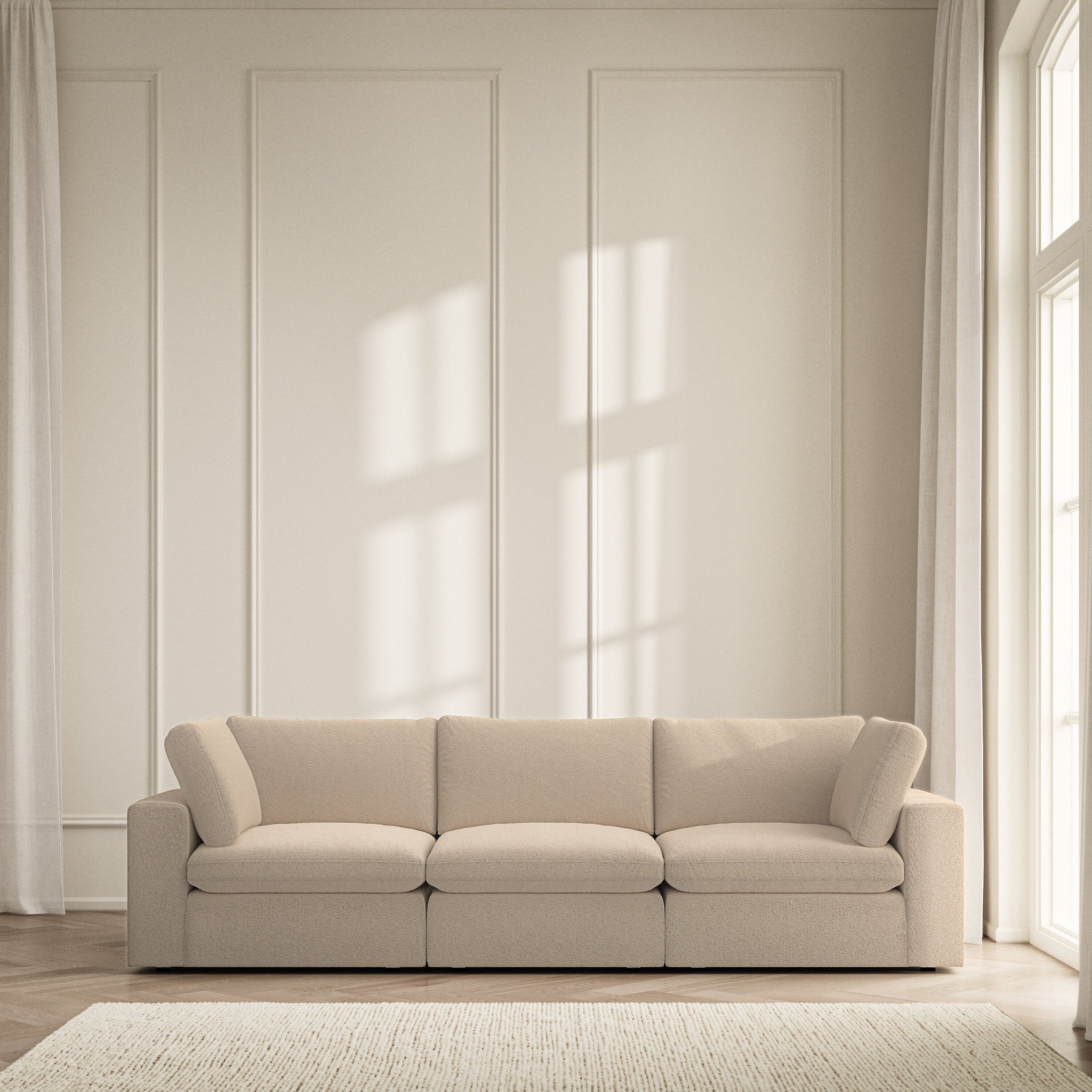 Cloud Large Sofa - Soft Teddy