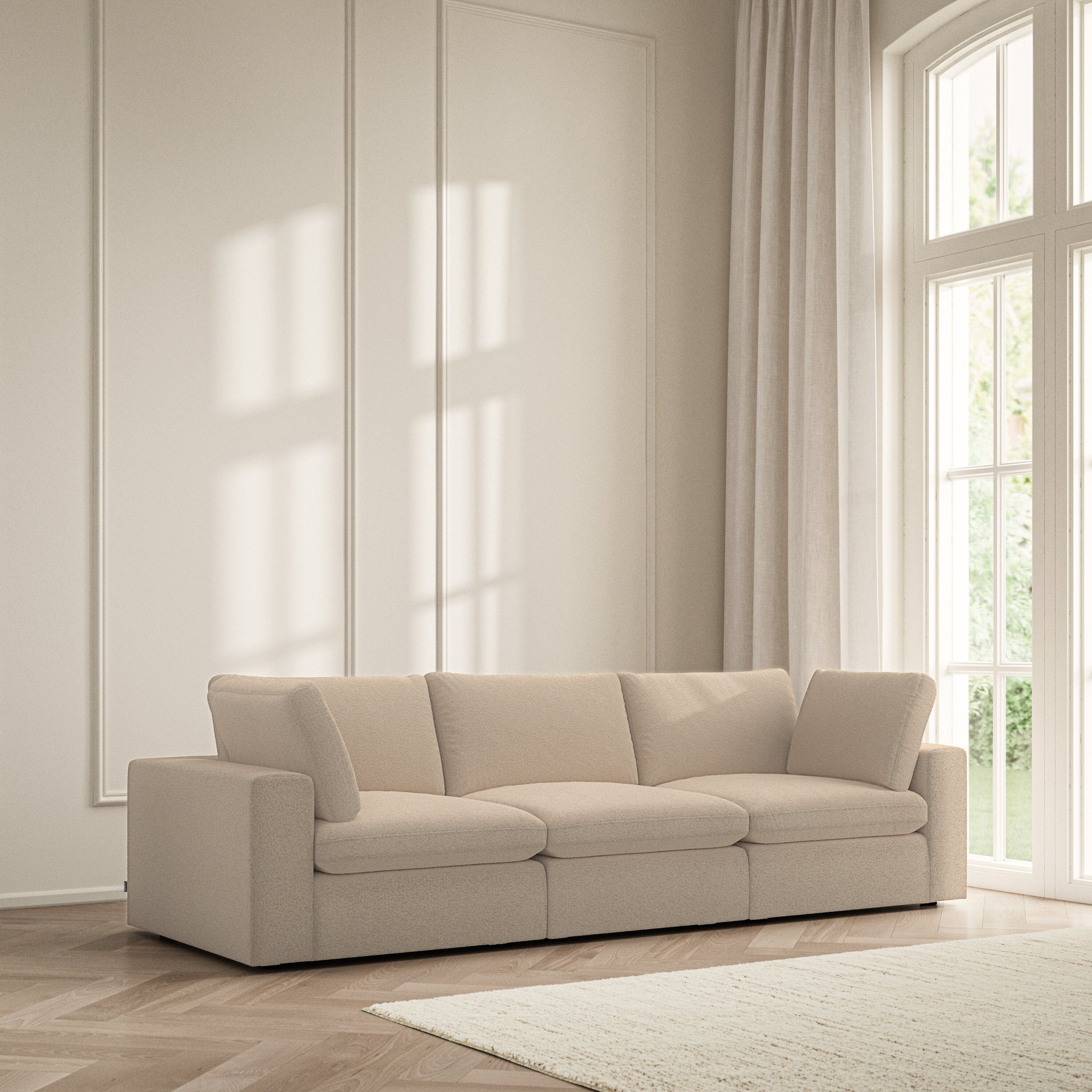 Cloud Large Sofa - Soft Teddy