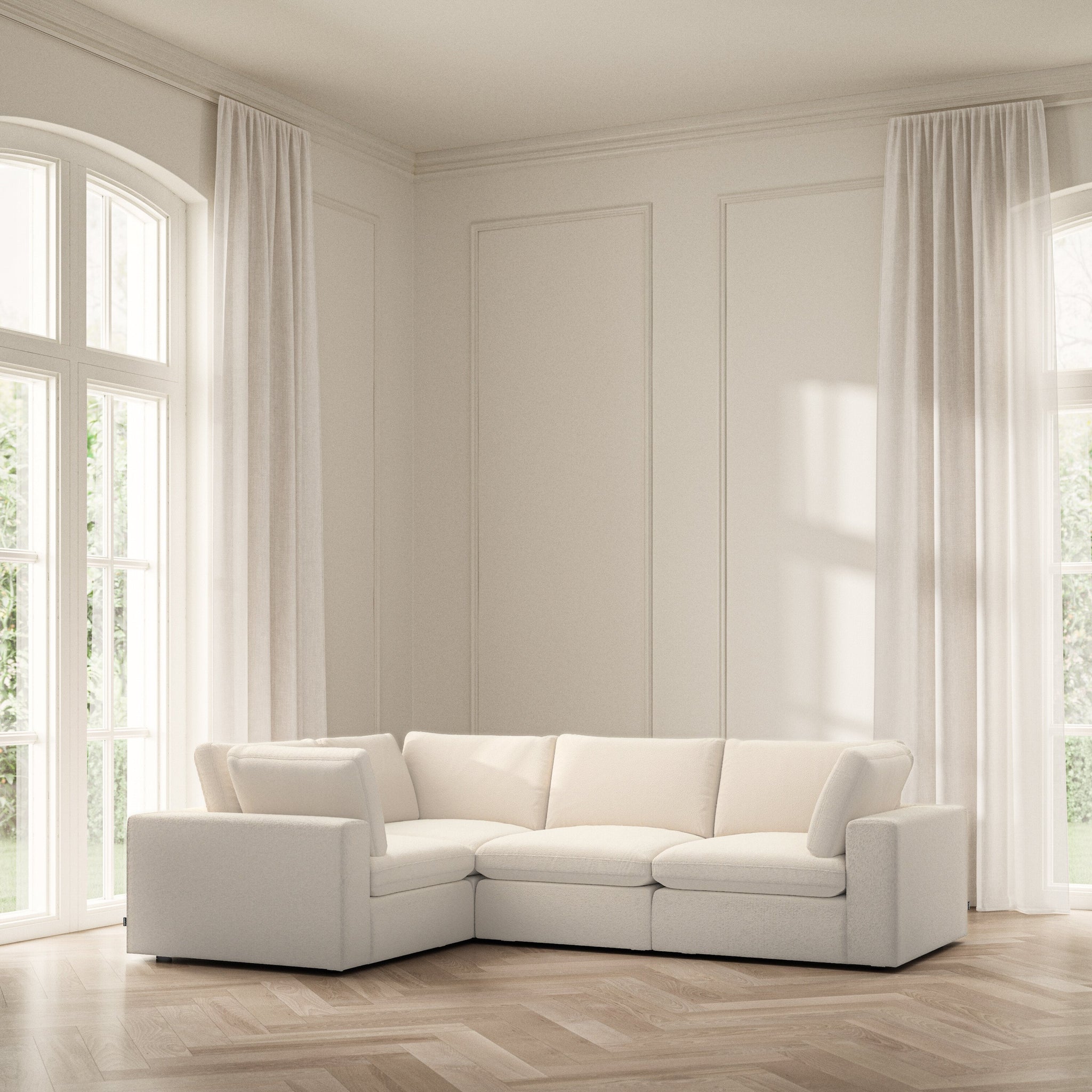 Cloud Medium Corner - Soft Teddy