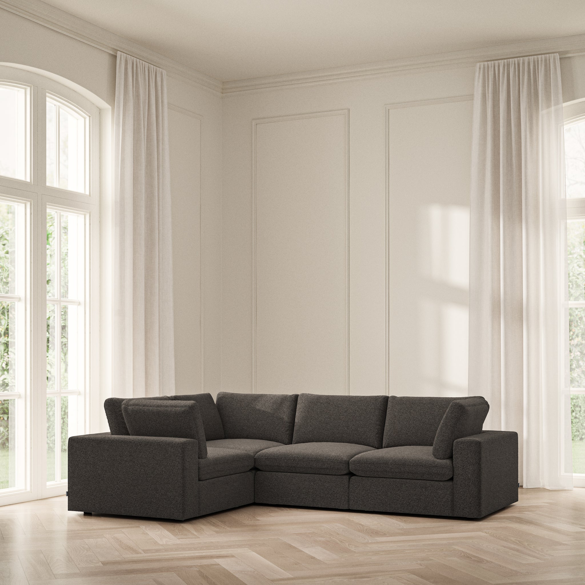 Cloud Medium Corner - Soft Teddy