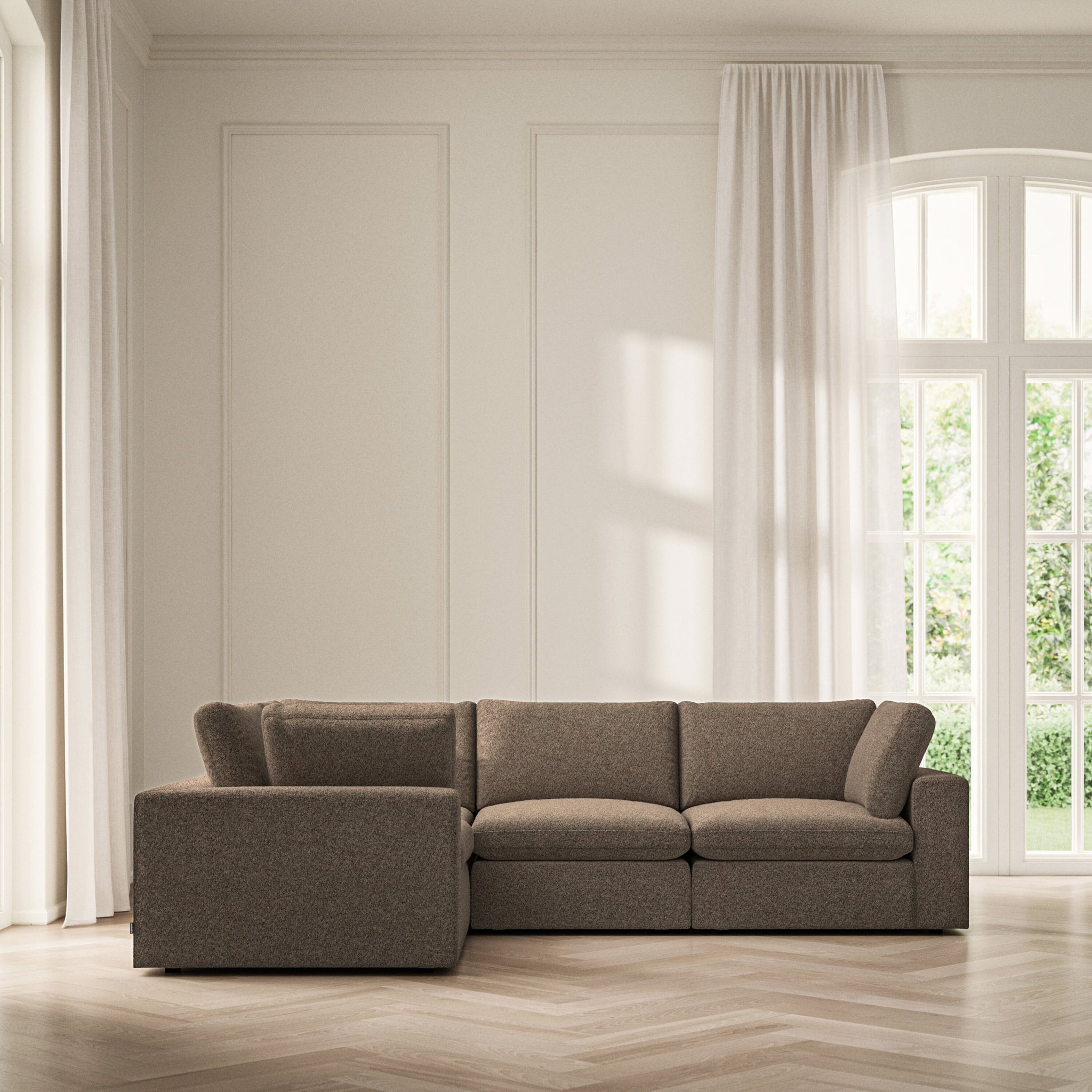 Cloud Medium Corner - Soft Teddy